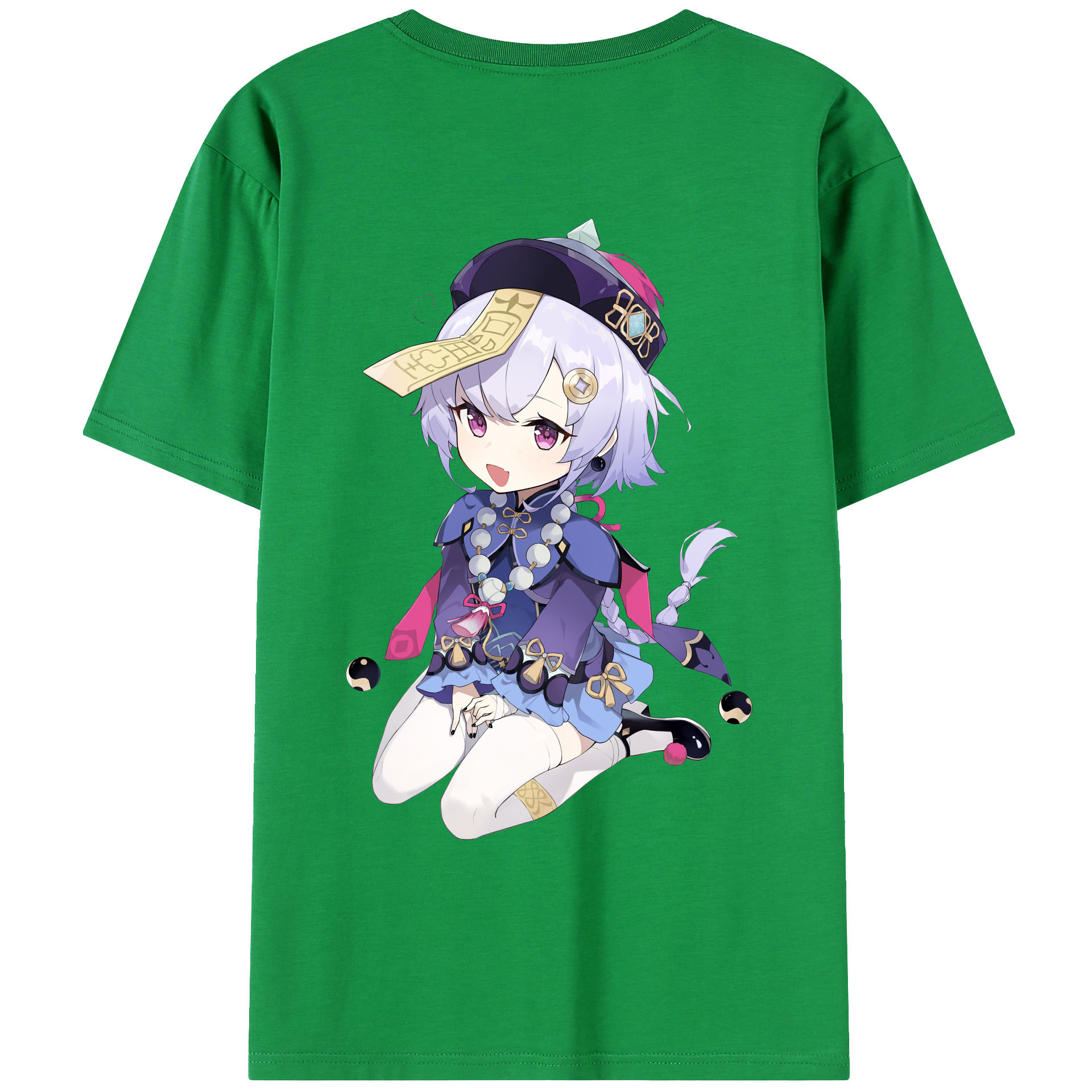 げんし神 七七 なな  genshin Nana レディース半袖Tシャツ(バックプリント)