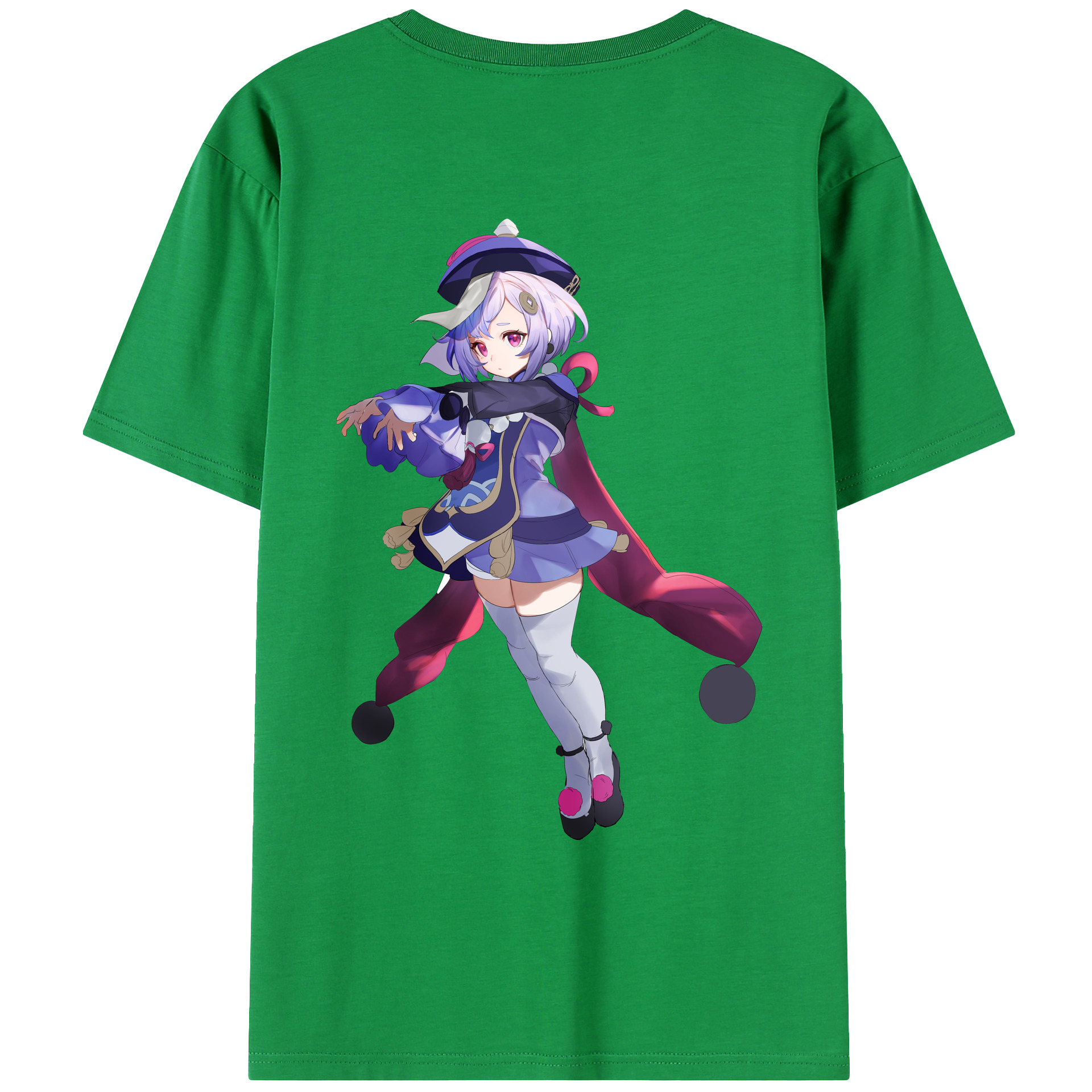 げんし神 七七 なな  genshin Nana レディース半袖Tシャツ(バックプリント)