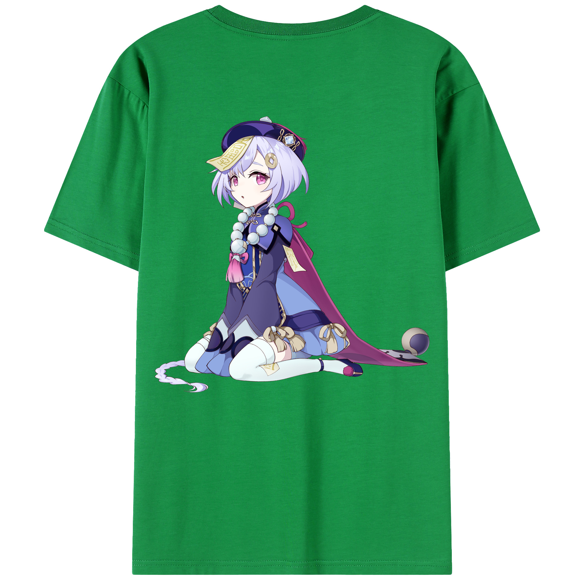 げんし神 七七 なな  genshin Nana レディース半袖Tシャツ(バックプリント)