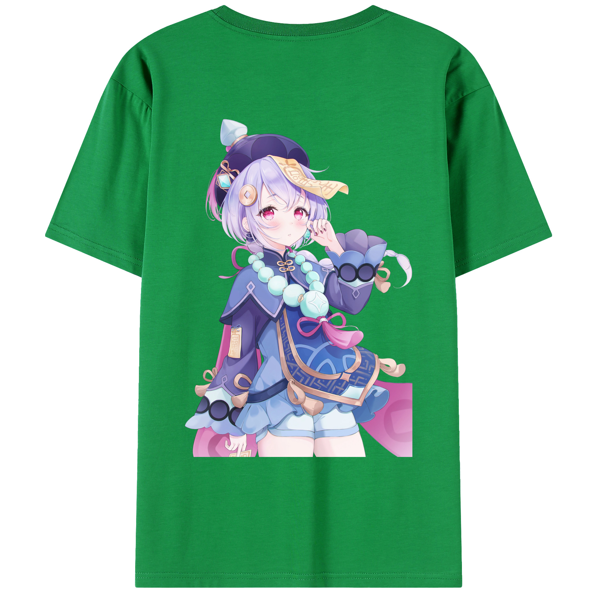 げんし神 七七 なな  genshin Nana レディース半袖Tシャツ(バックプリント)