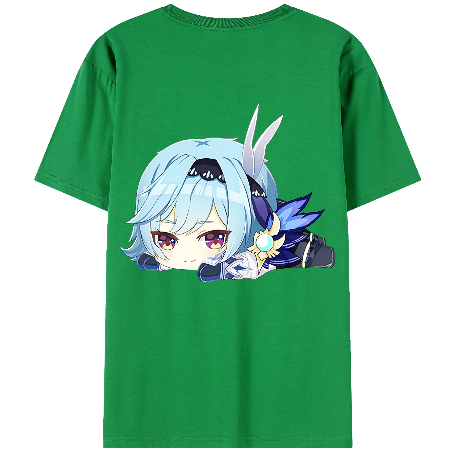 げんし神 优菈 ゆうら genshin Yūra レディース半袖Tシャツ(バックプリント)