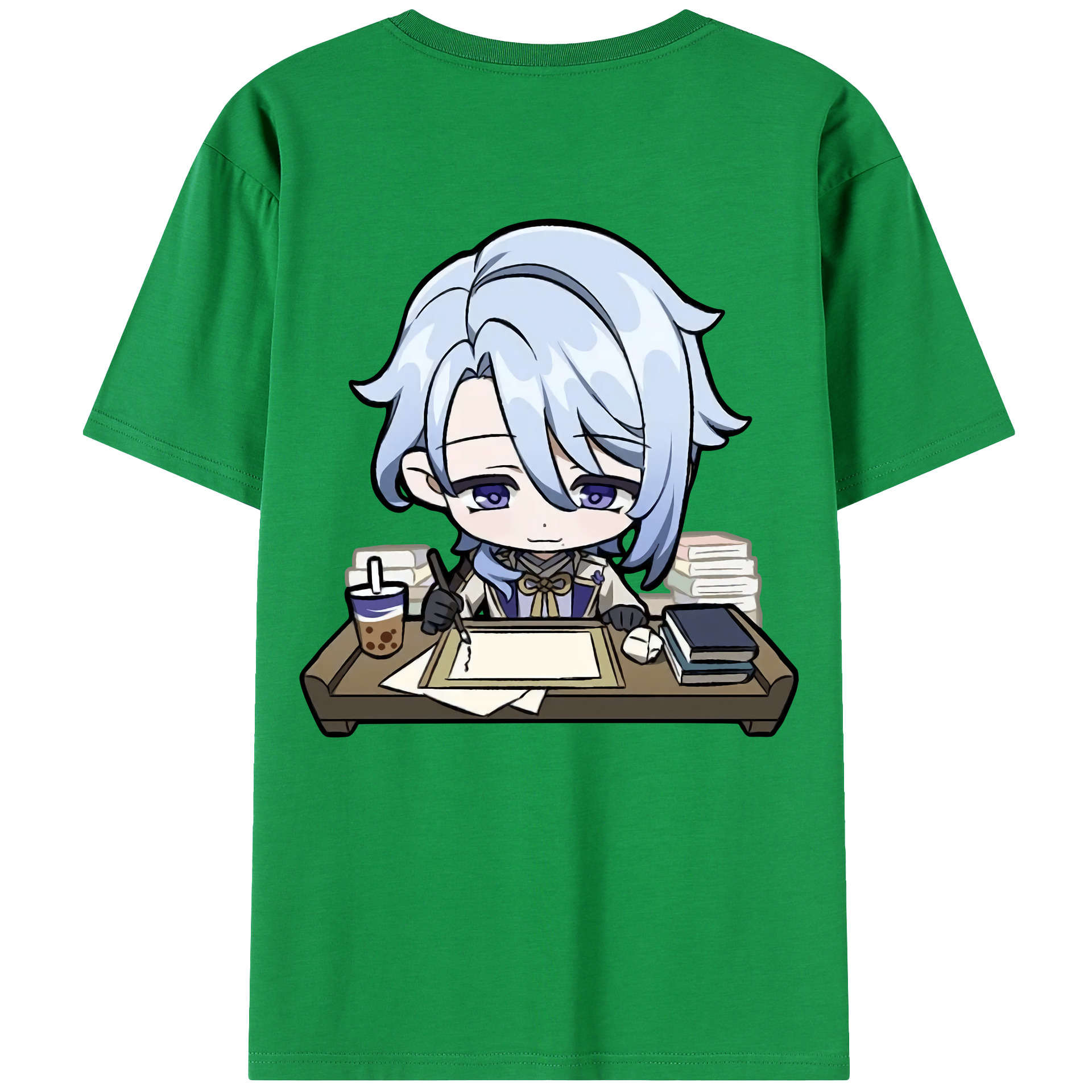 げんし神 神里綾人 かみさとあやと genshin Kamisato Ayato レディース半袖Tシャツ(バックプリント)