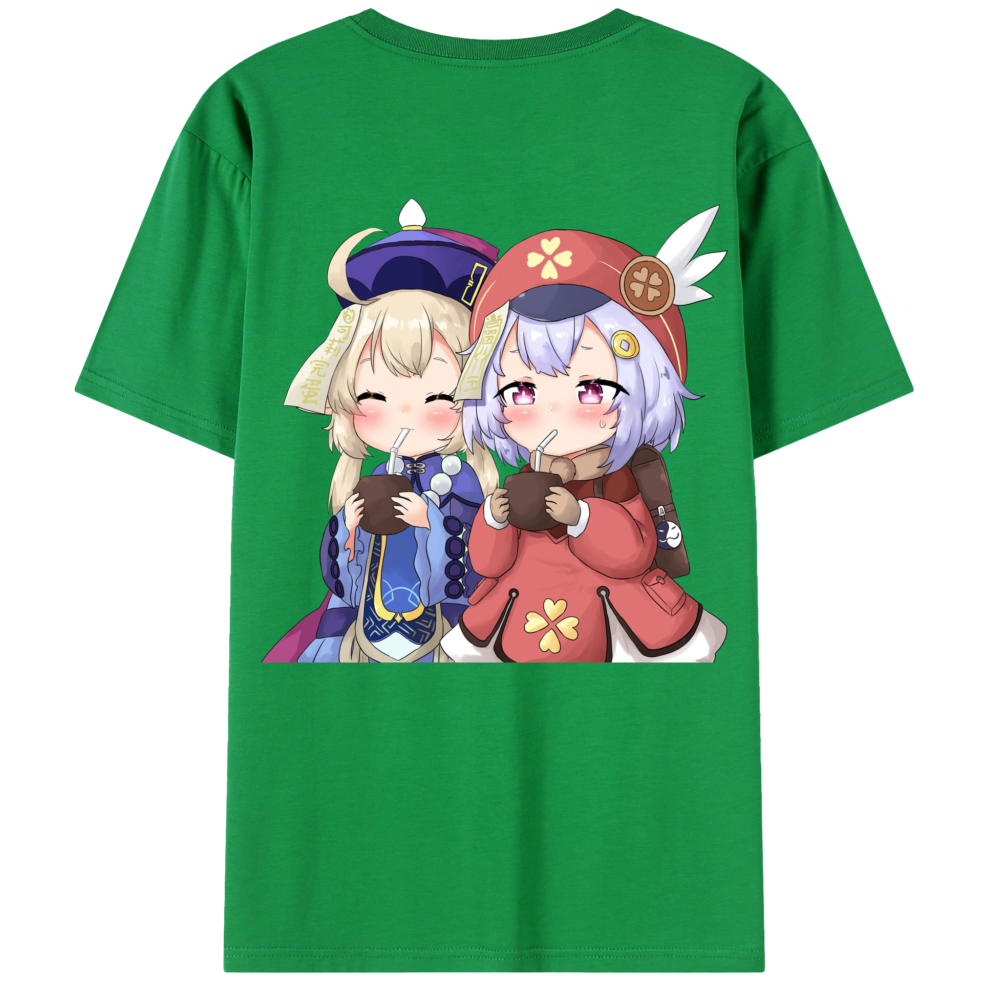 げんし神 七七 なな  genshin Nana レディース半袖Tシャツ(バックプリント)