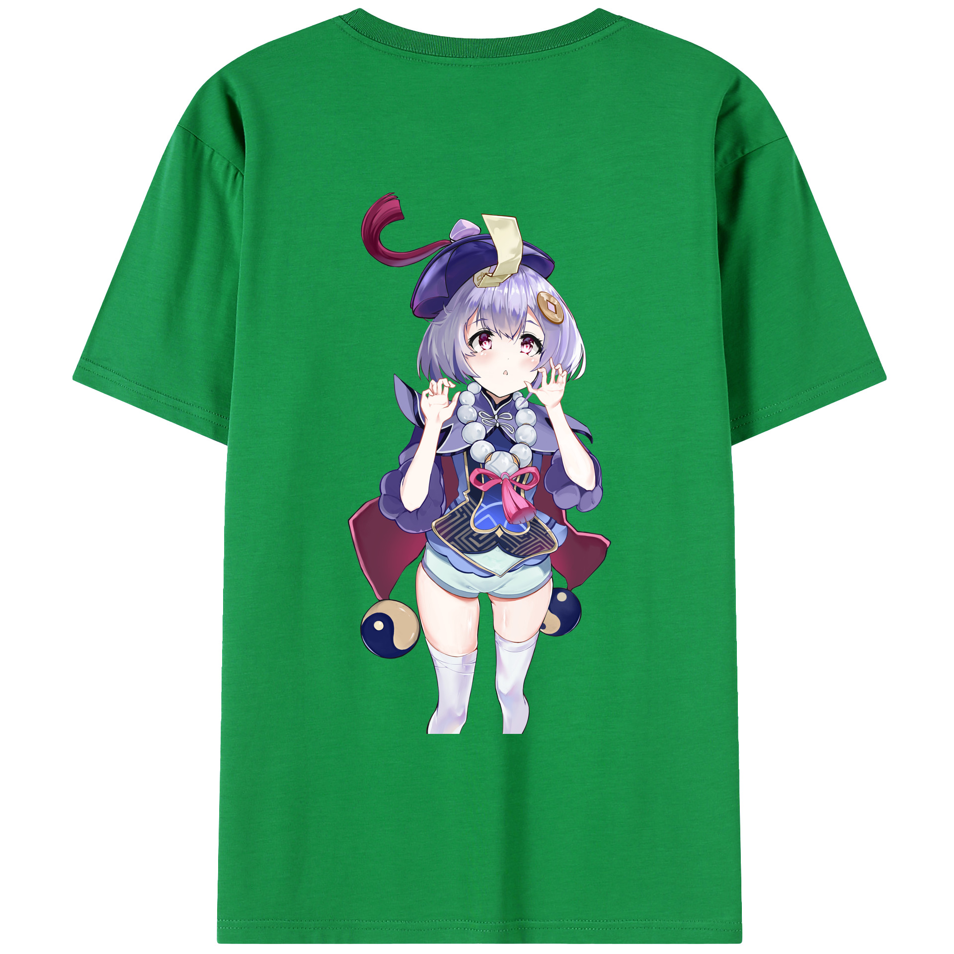 げんし神 七七 なな  genshin Nana レディース半袖Tシャツ(バックプリント)
