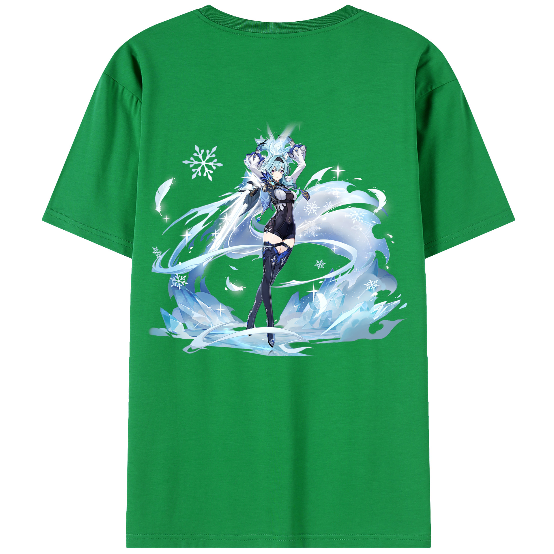 げんし神 优菈 ゆうら genshin Yūra レディース半袖Tシャツ(バックプリント)