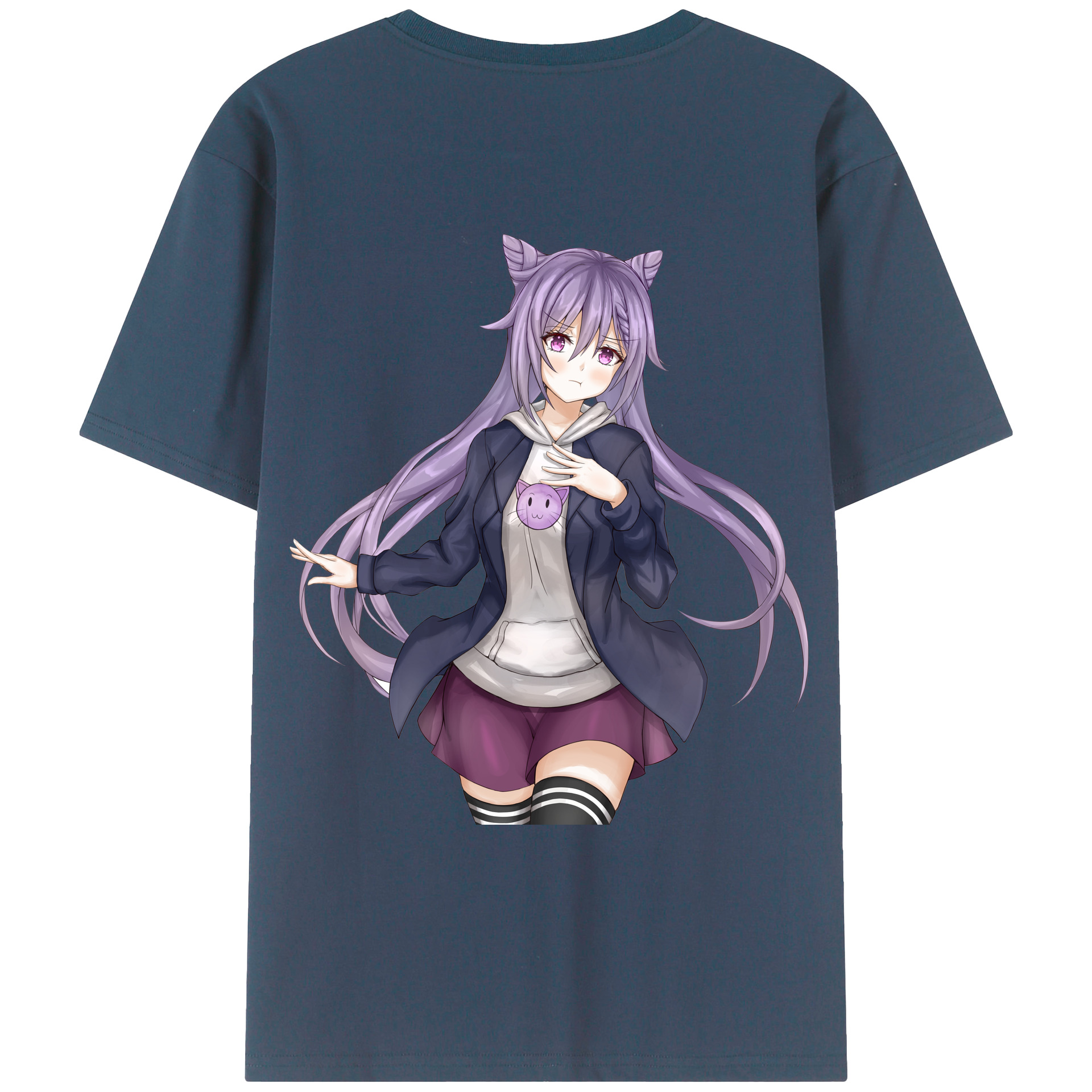 げんし神 刻晴 こくせい genshin Kokusei レディース半袖Tシャツ(バックプリント)