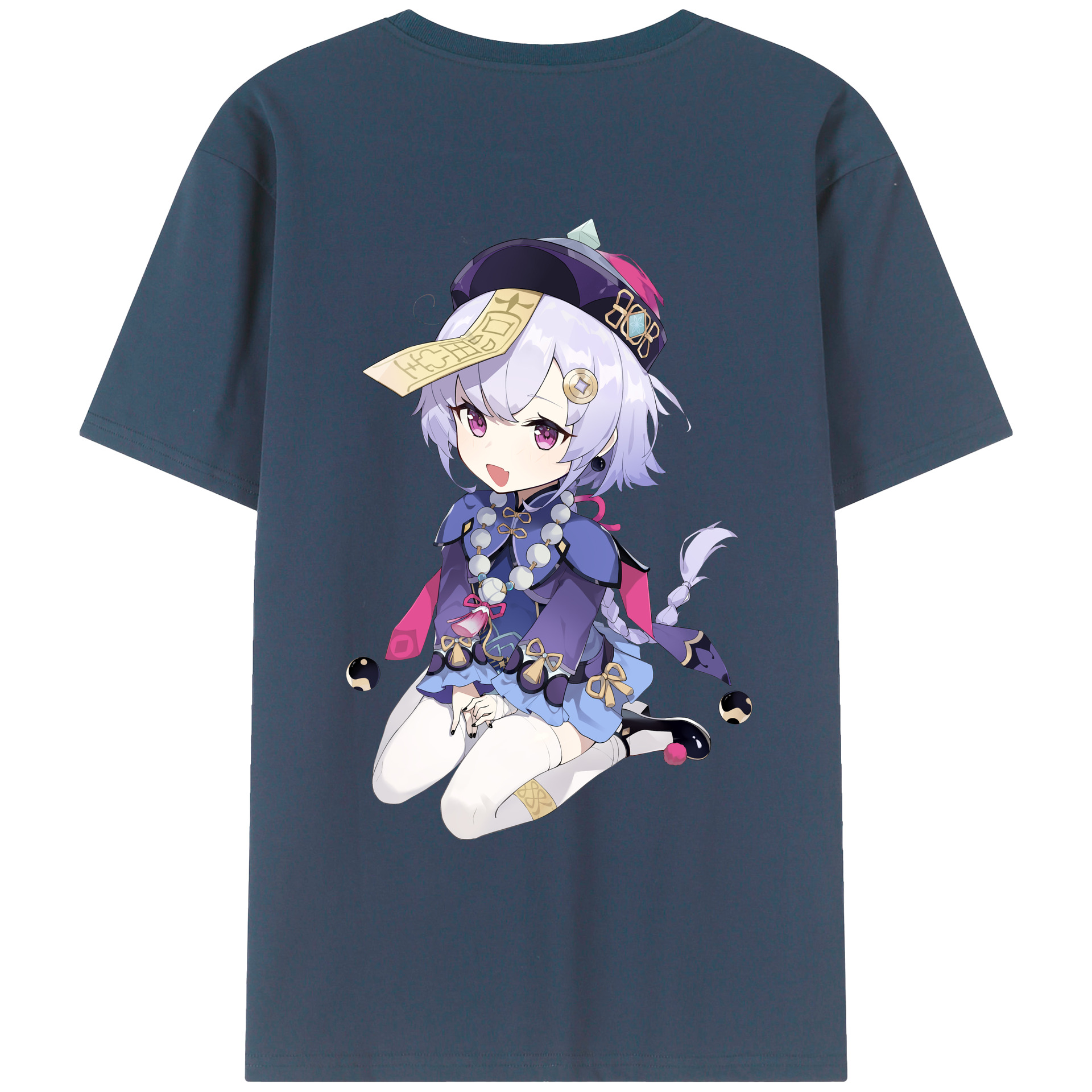 げんし神 七七 なな  genshin Nana レディース半袖Tシャツ(バックプリント)