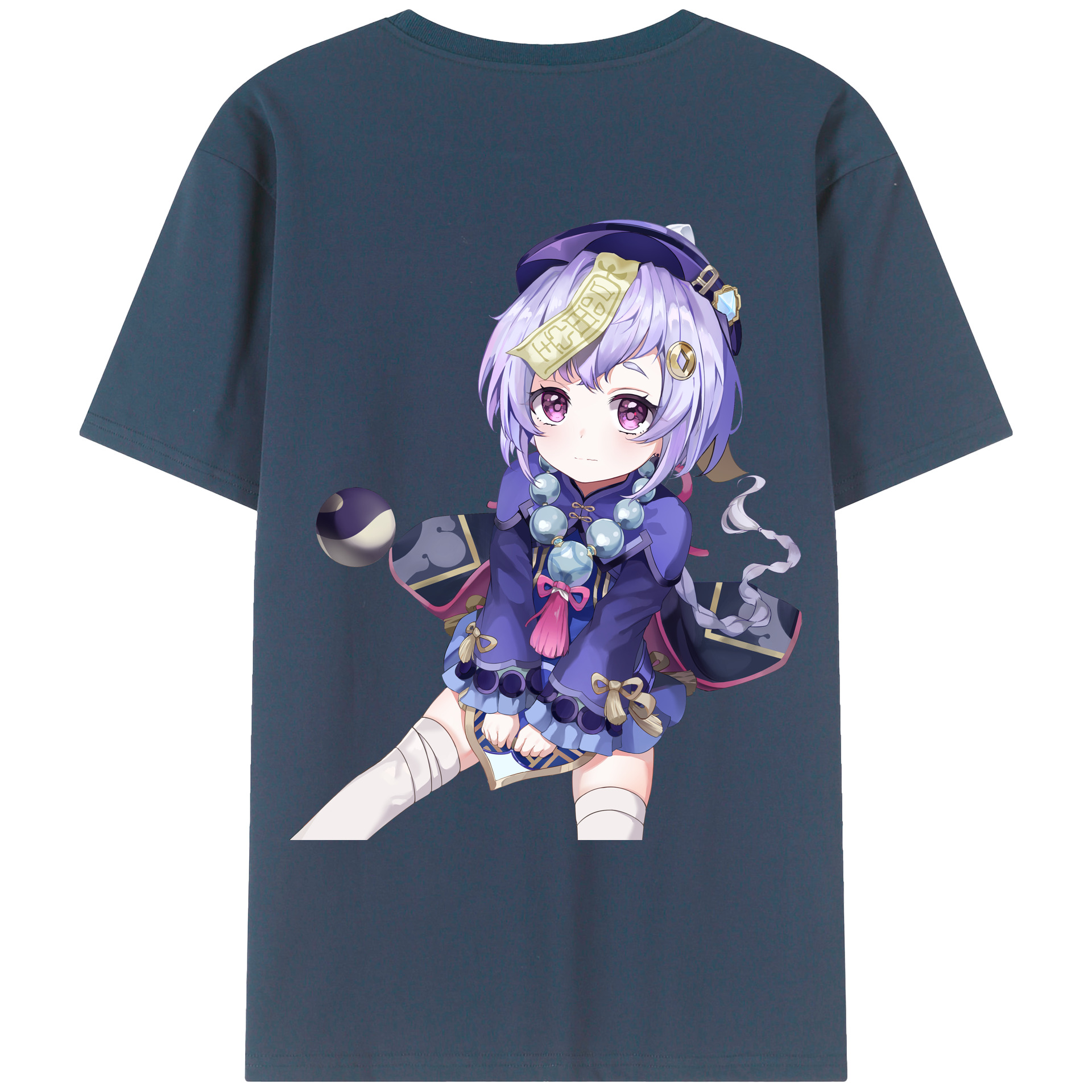 げんし神 七七 なな  genshin Nana レディース半袖Tシャツ(バックプリント)