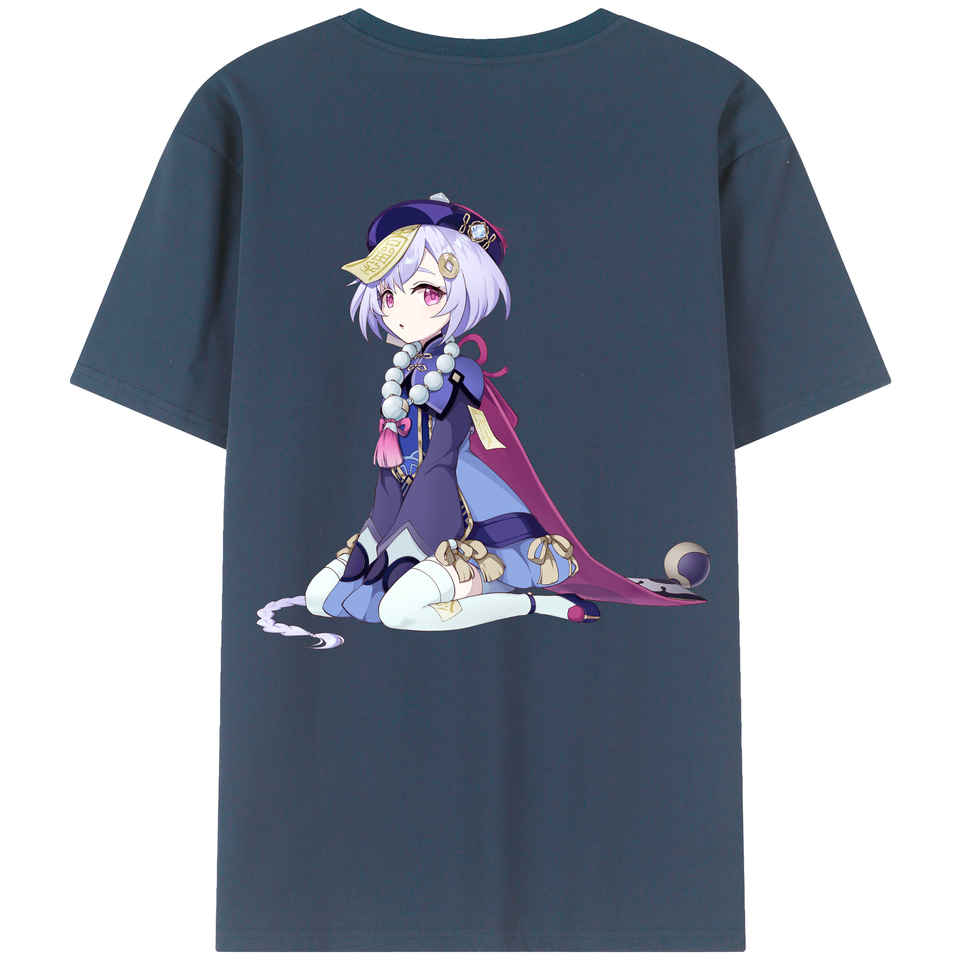 げんし神 七七 なな  genshin Nana レディース半袖Tシャツ(バックプリント)
