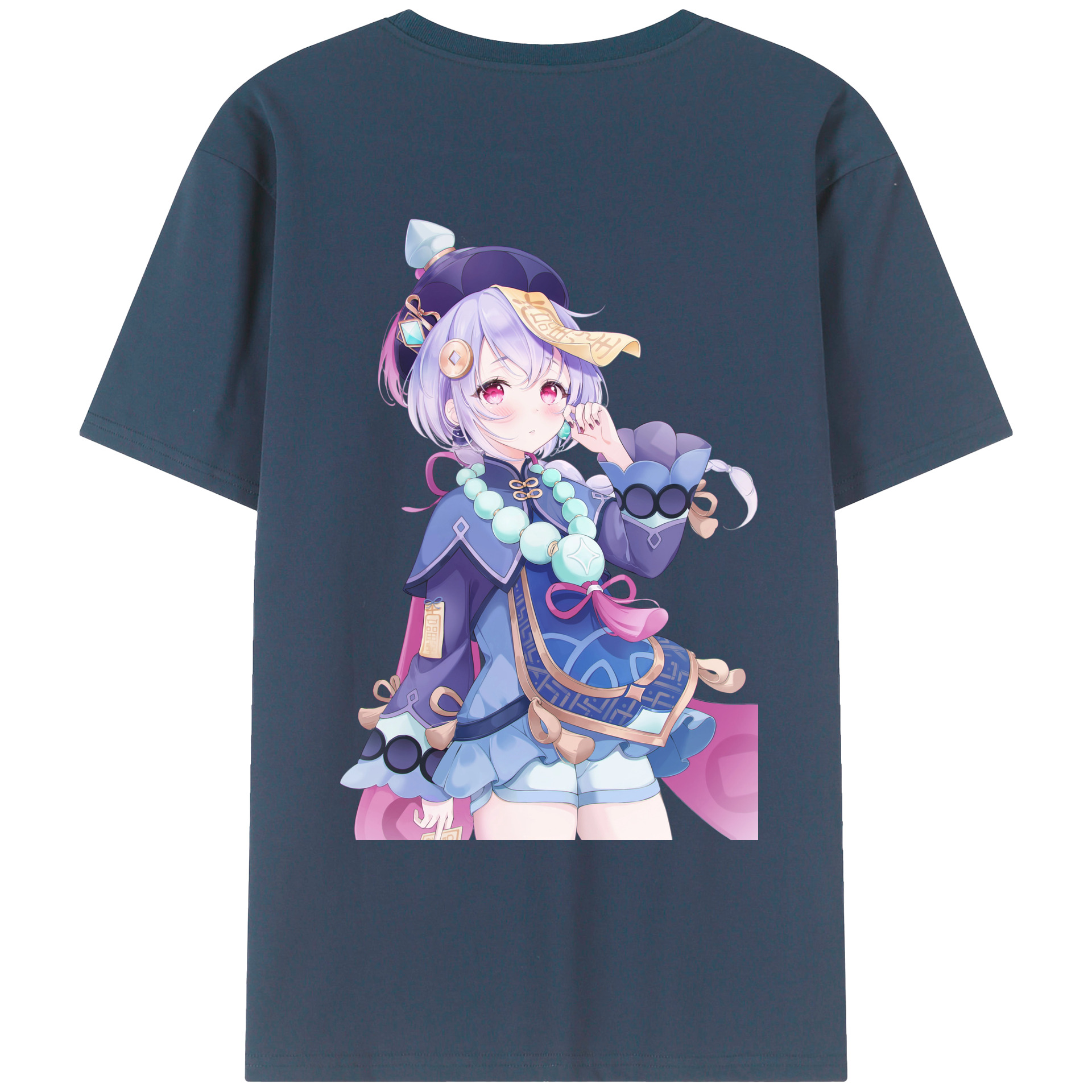 げんし神 七七 なな  genshin Nana レディース半袖Tシャツ(バックプリント)