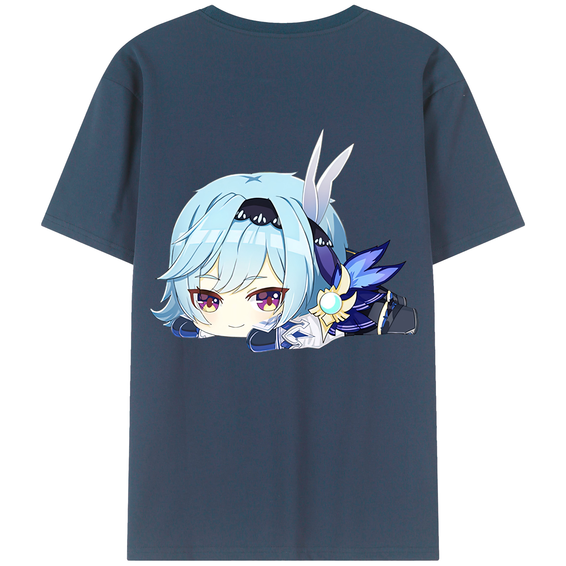 げんし神 优菈 ゆうら genshin Yūra レディース半袖Tシャツ(バックプリント)