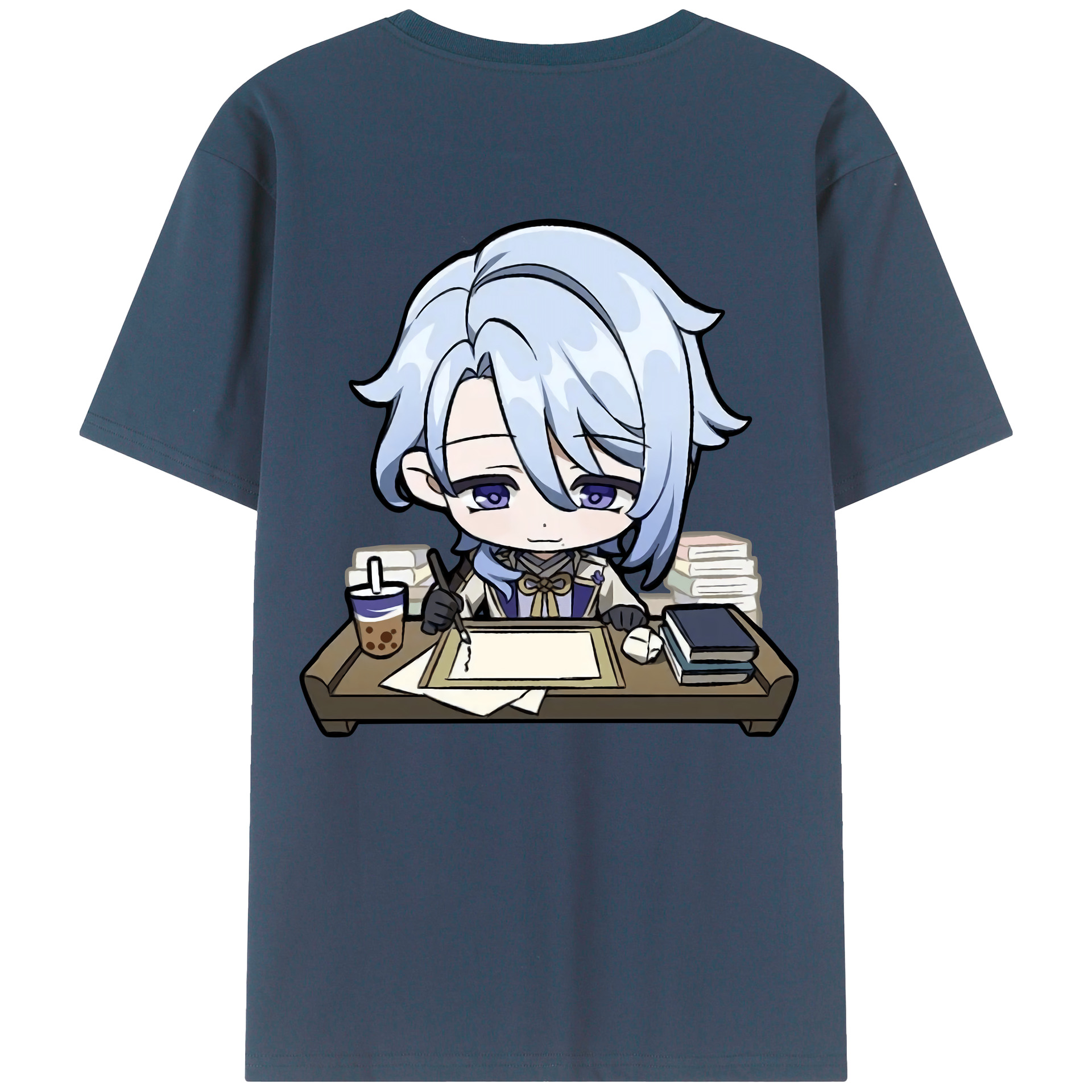 げんし神 神里綾人 かみさとあやと genshin Kamisato Ayato レディース半袖Tシャツ(バックプリント)