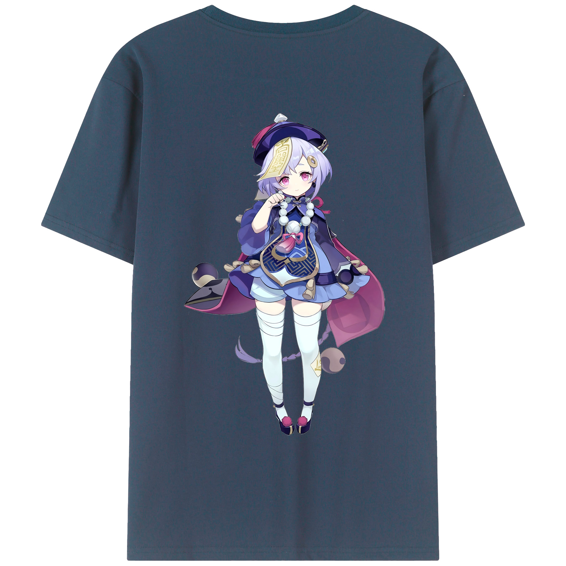 げんし神 七七 なな  genshin Nana レディース半袖Tシャツ(バックプリント)