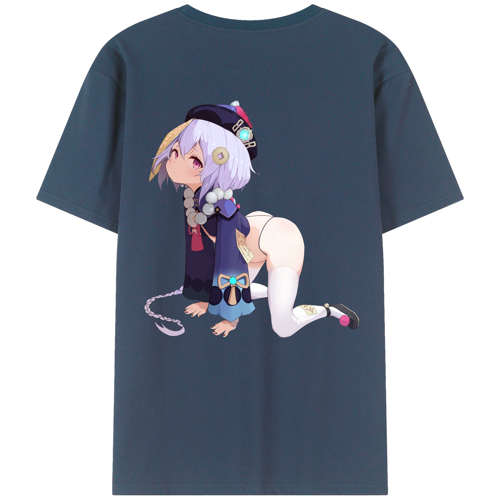 げんし神 七七 なな  genshin Nana レディース半袖Tシャツ(バックプリント)