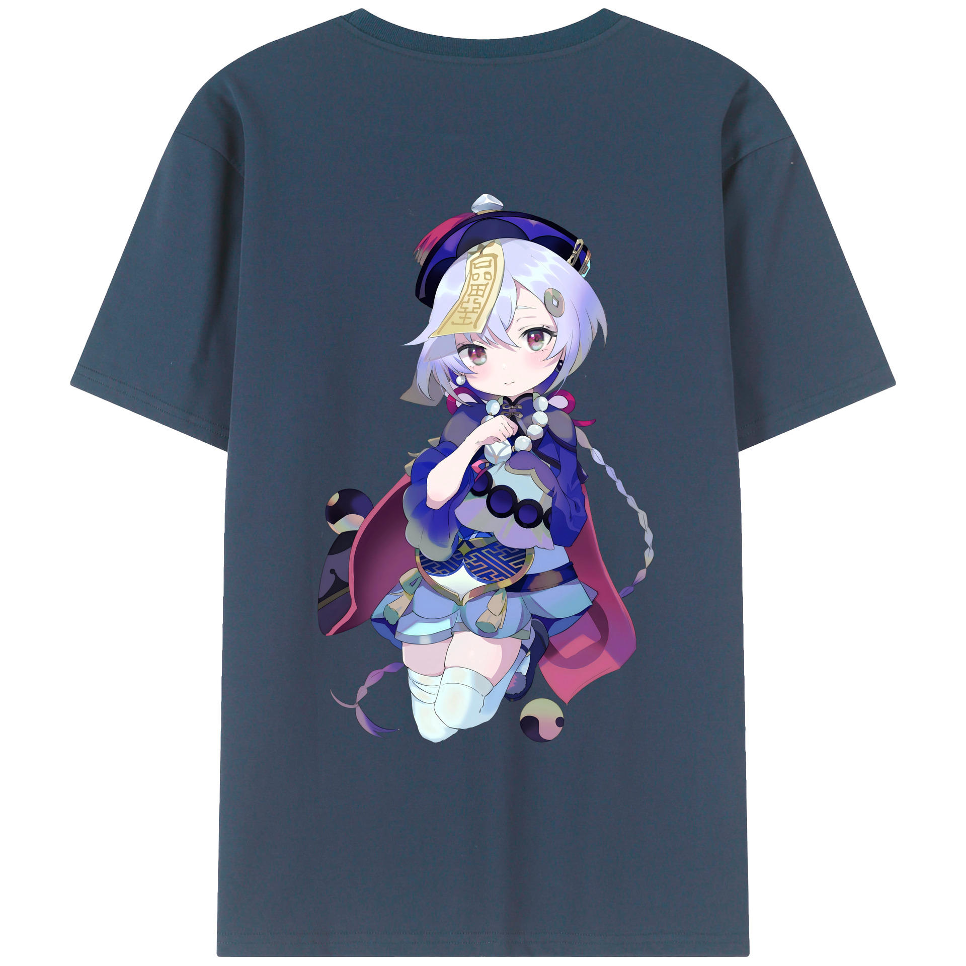 げんし神 七七 なな  genshin Nana レディース半袖Tシャツ(バックプリント)