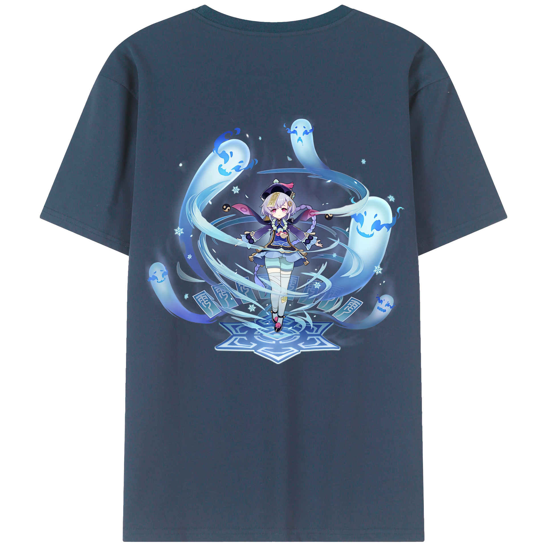 げんし神 七七 なな  genshin Nana レディース半袖Tシャツ(バックプリント)