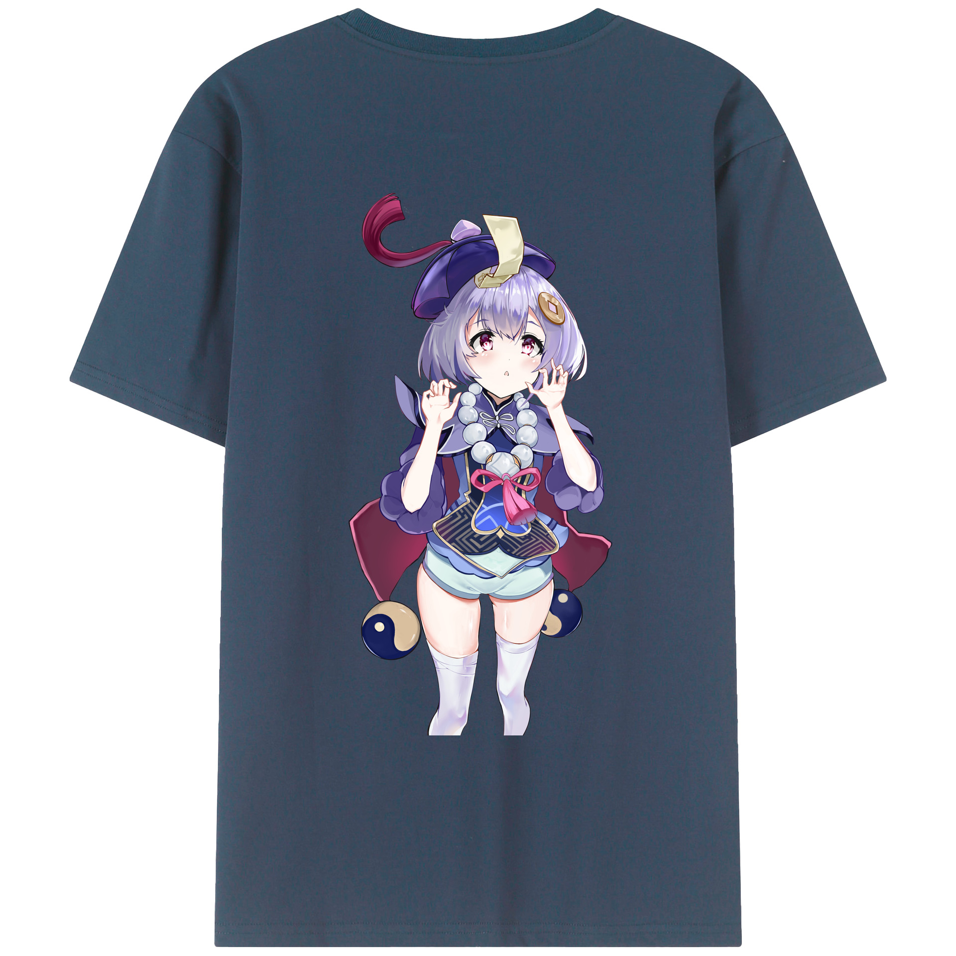 げんし神 七七 なな  genshin Nana レディース半袖Tシャツ(バックプリント)