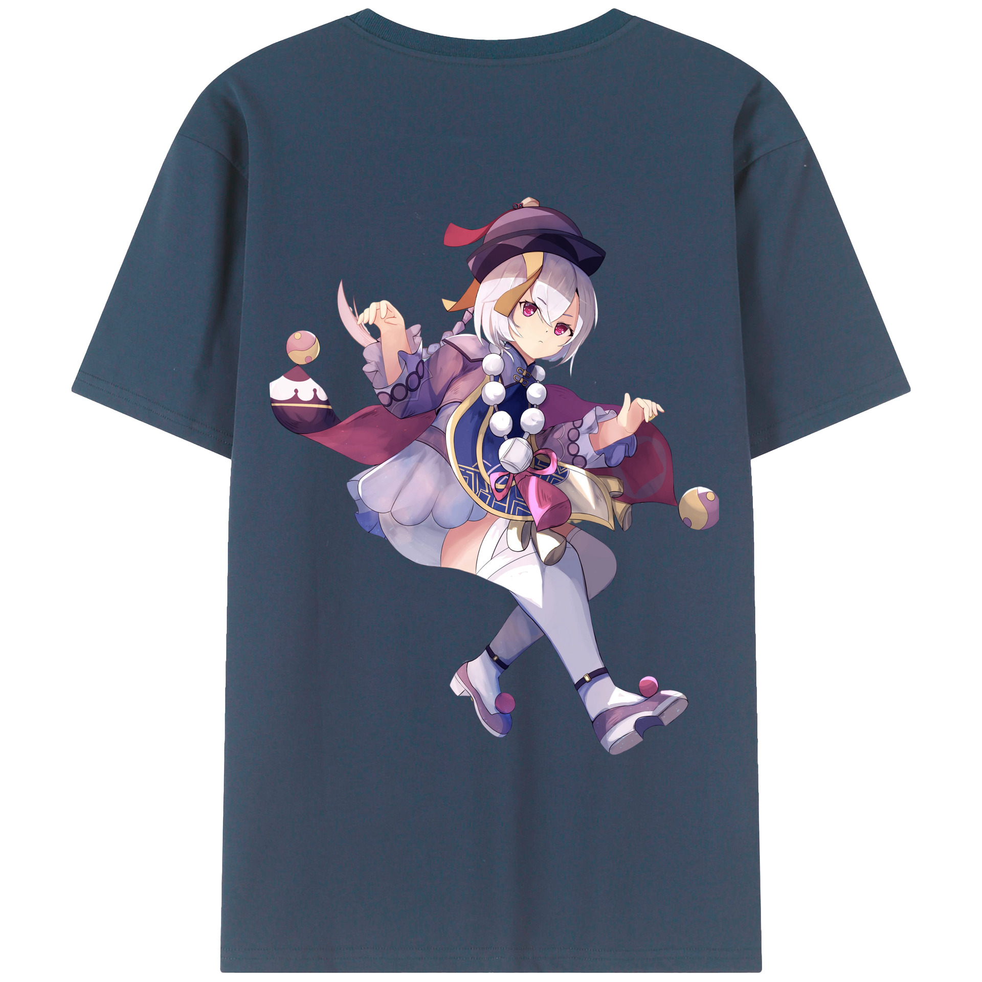 げんし神 七七 なな  genshin Nana レディース半袖Tシャツ(バックプリント)