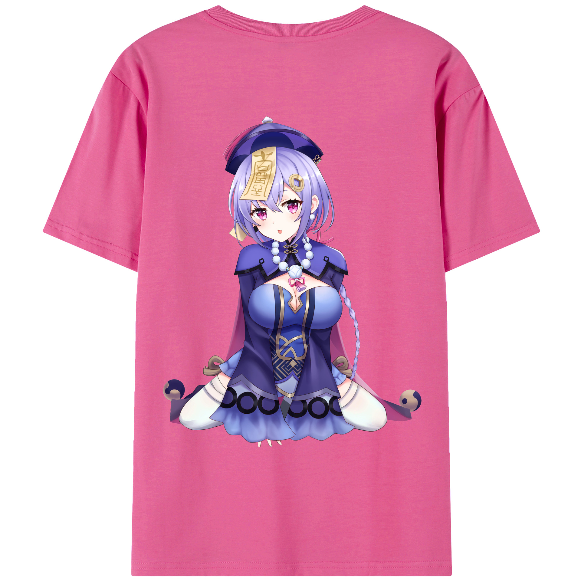 げんし神 七七 なな  genshin Nana レディース半袖Tシャツ(バックプリント)