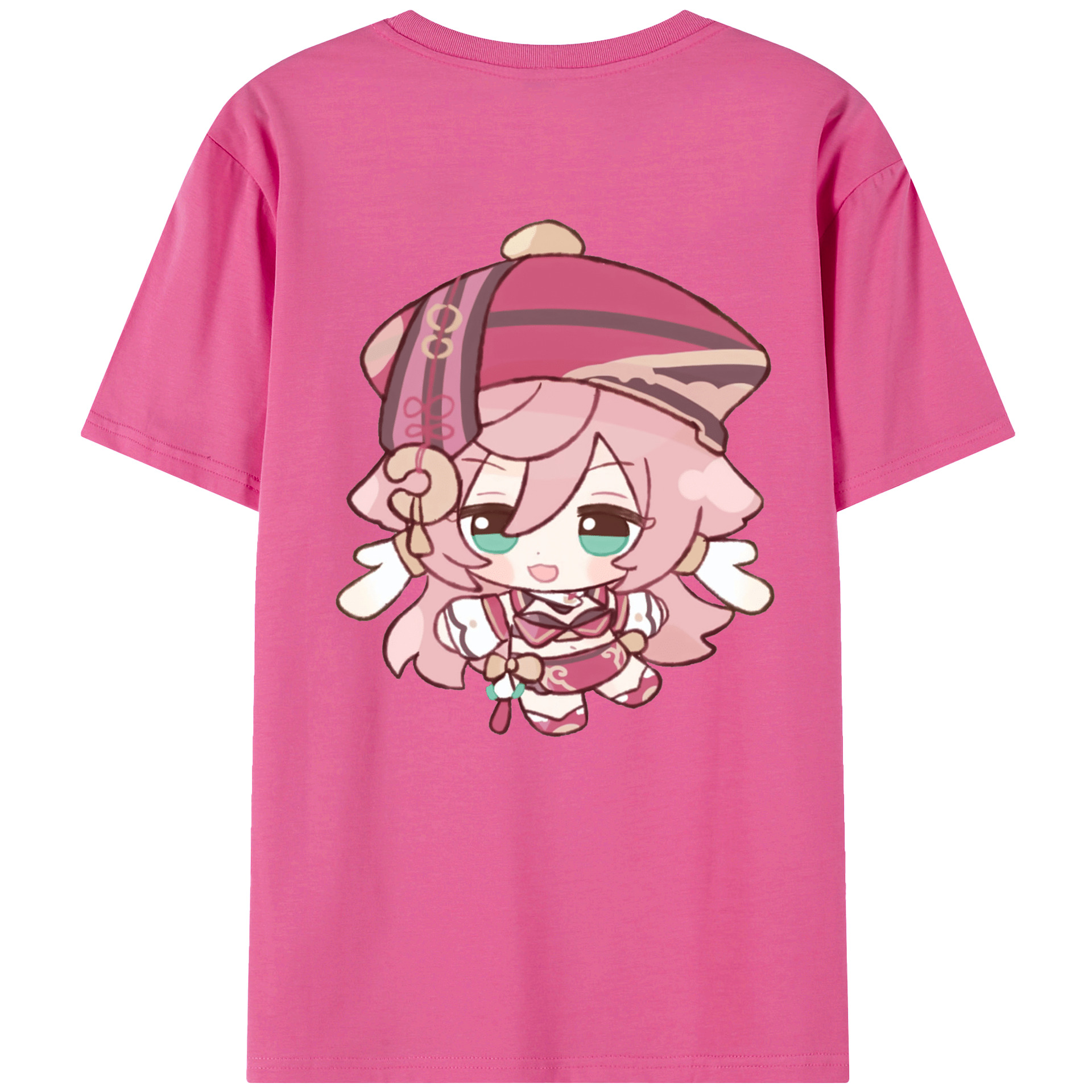 げんし神 ヤンフェイ genshin Yanfei レディース半袖Tシャツ(バックプリント)