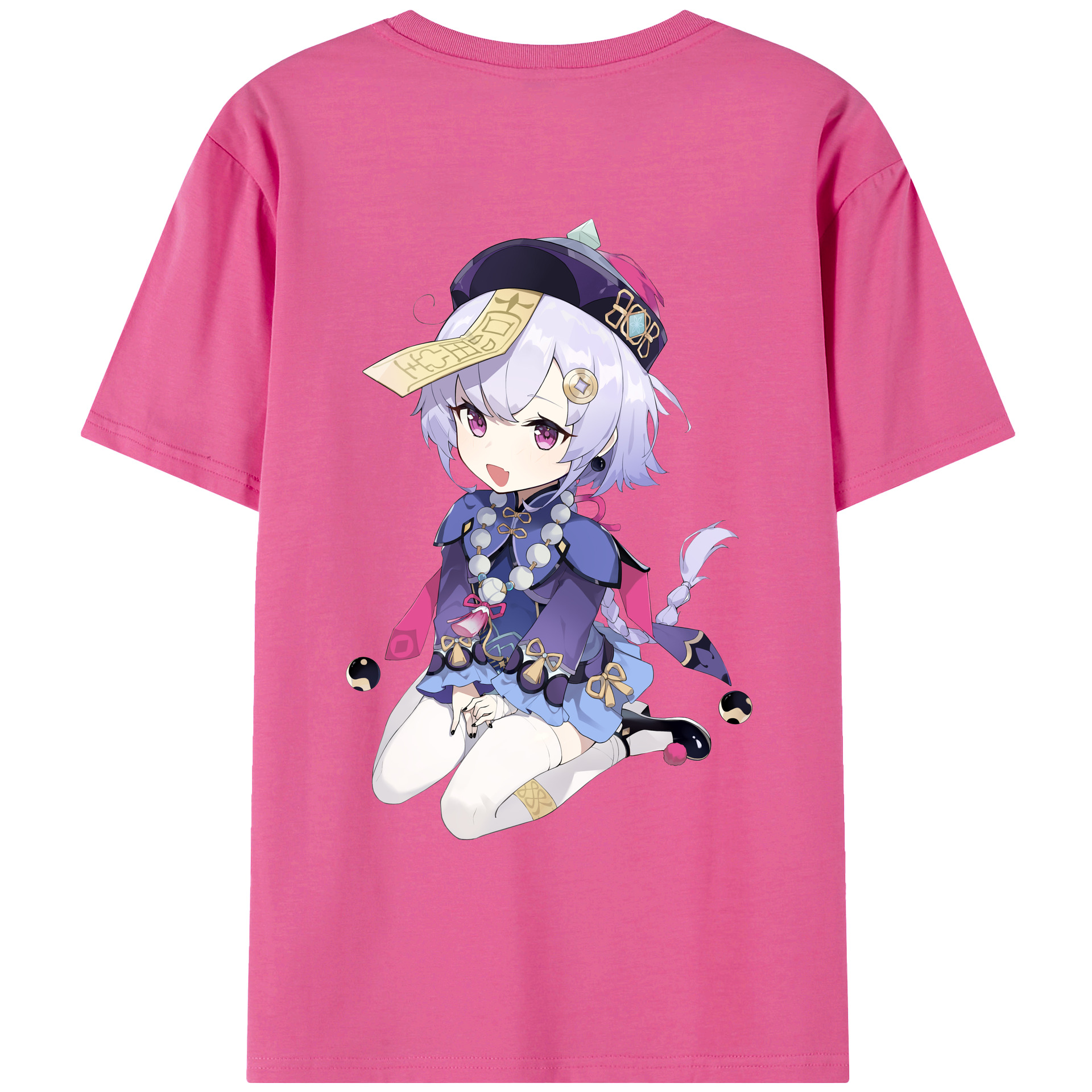 げんし神 七七 なな  genshin Nana レディース半袖Tシャツ(バックプリント)