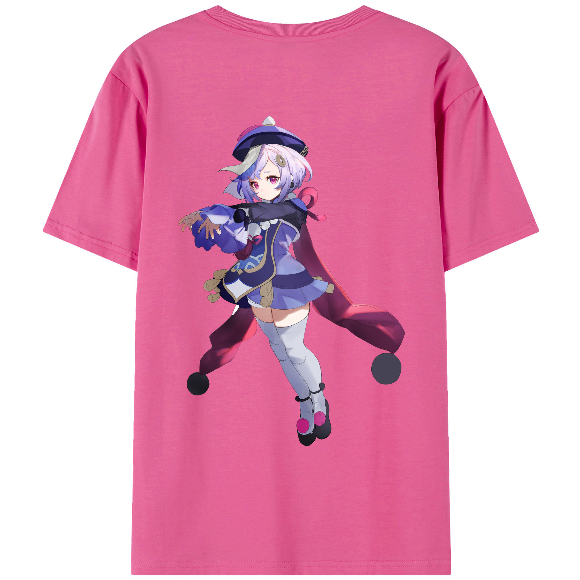 げんし神 七七 なな  genshin Nana レディース半袖Tシャツ(バックプリント)
