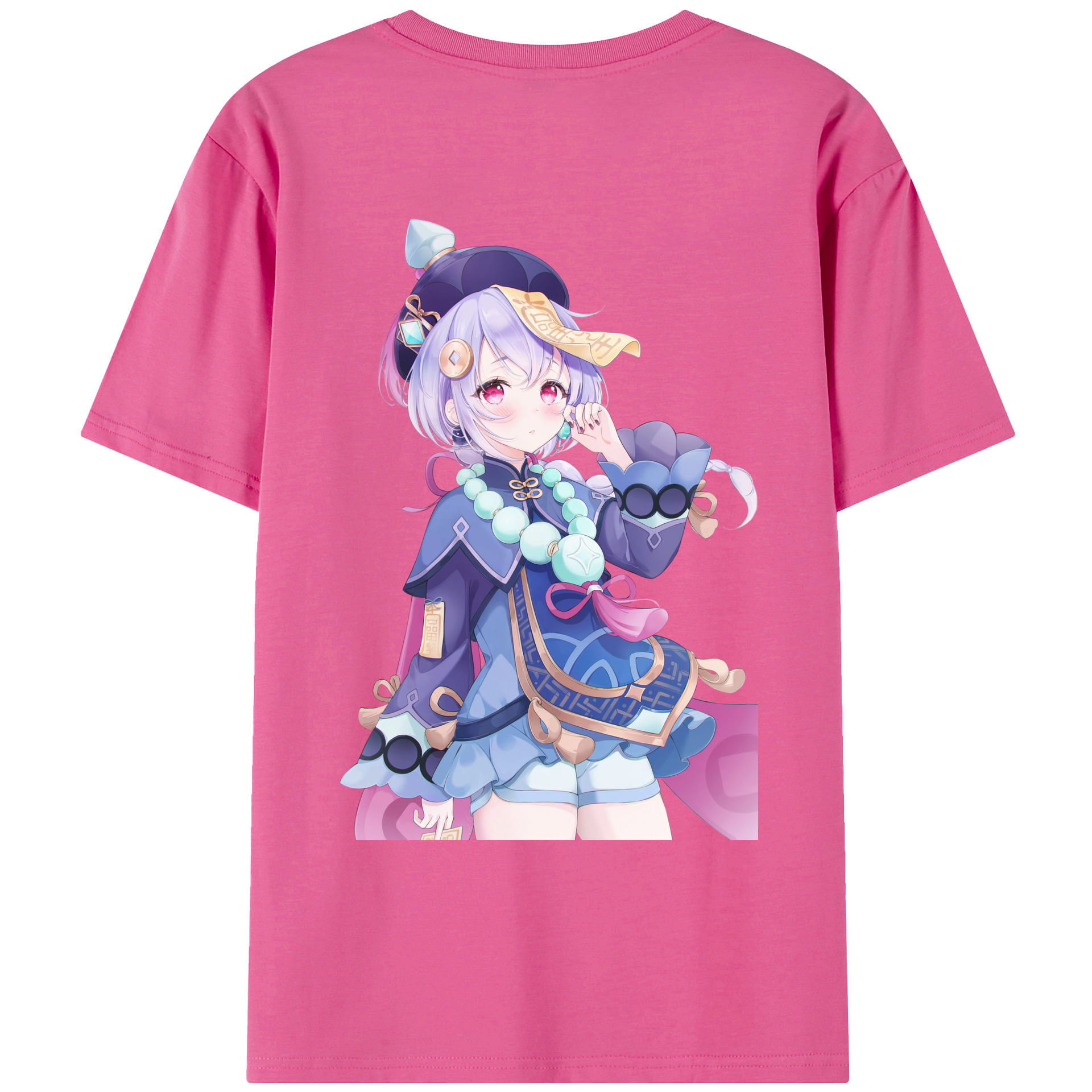 げんし神 七七 なな  genshin Nana レディース半袖Tシャツ(バックプリント)