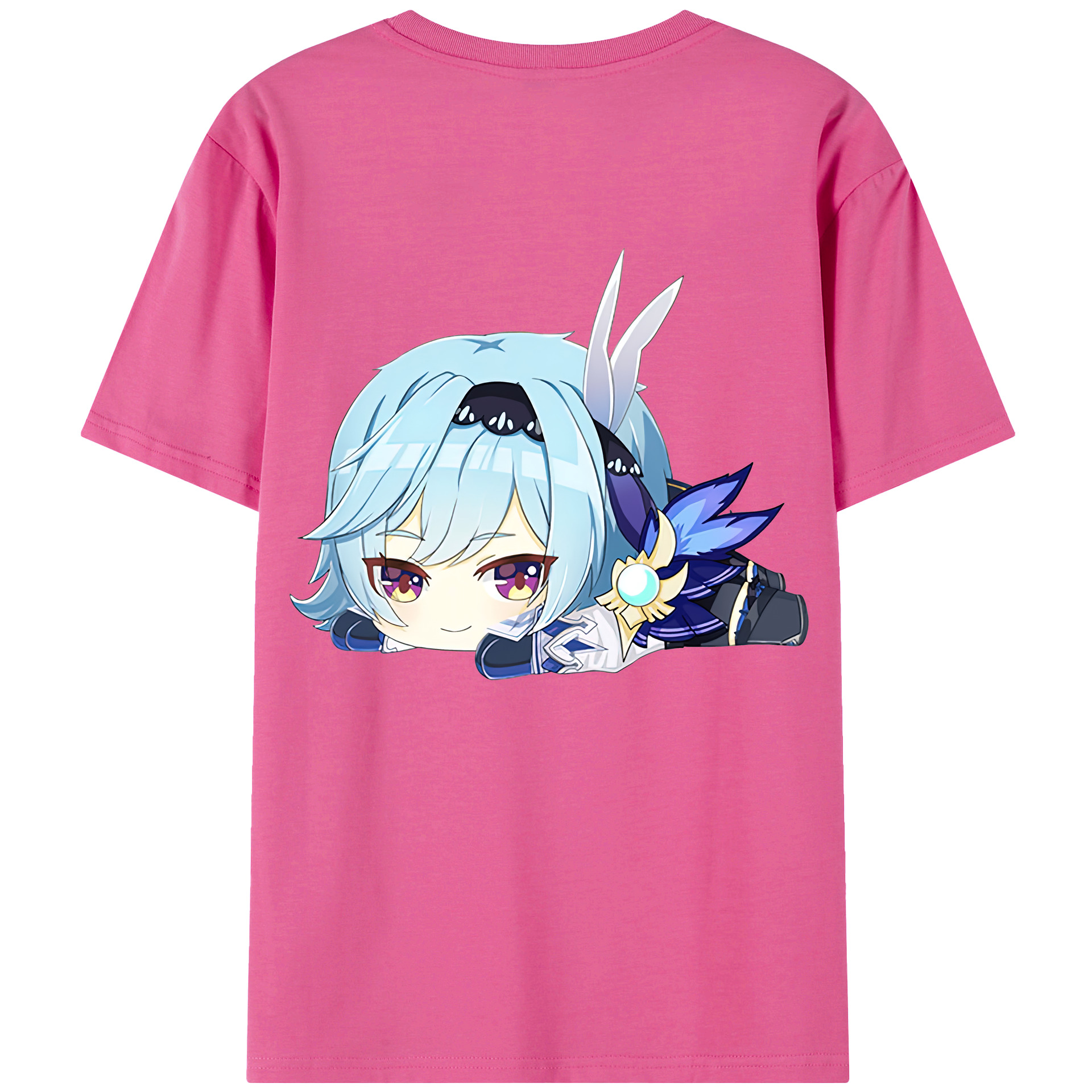 げんし神 优菈 ゆうら genshin Yūra レディース半袖Tシャツ(バックプリント)
