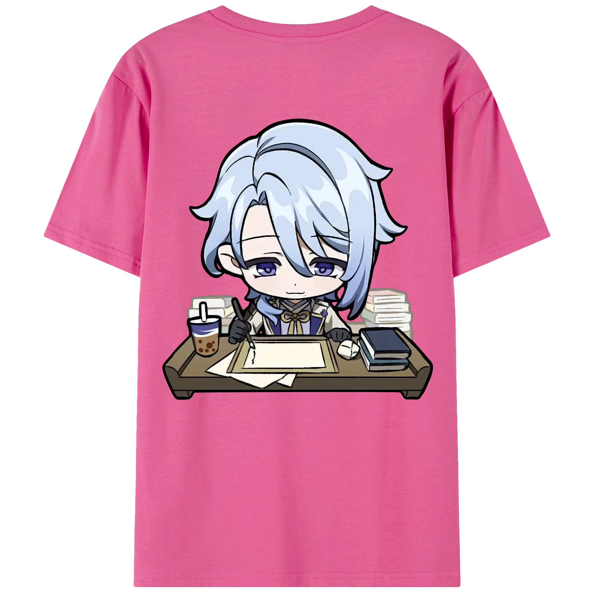 げんし神 神里綾人 かみさとあやと genshin Kamisato Ayato レディース半袖Tシャツ(バックプリント)