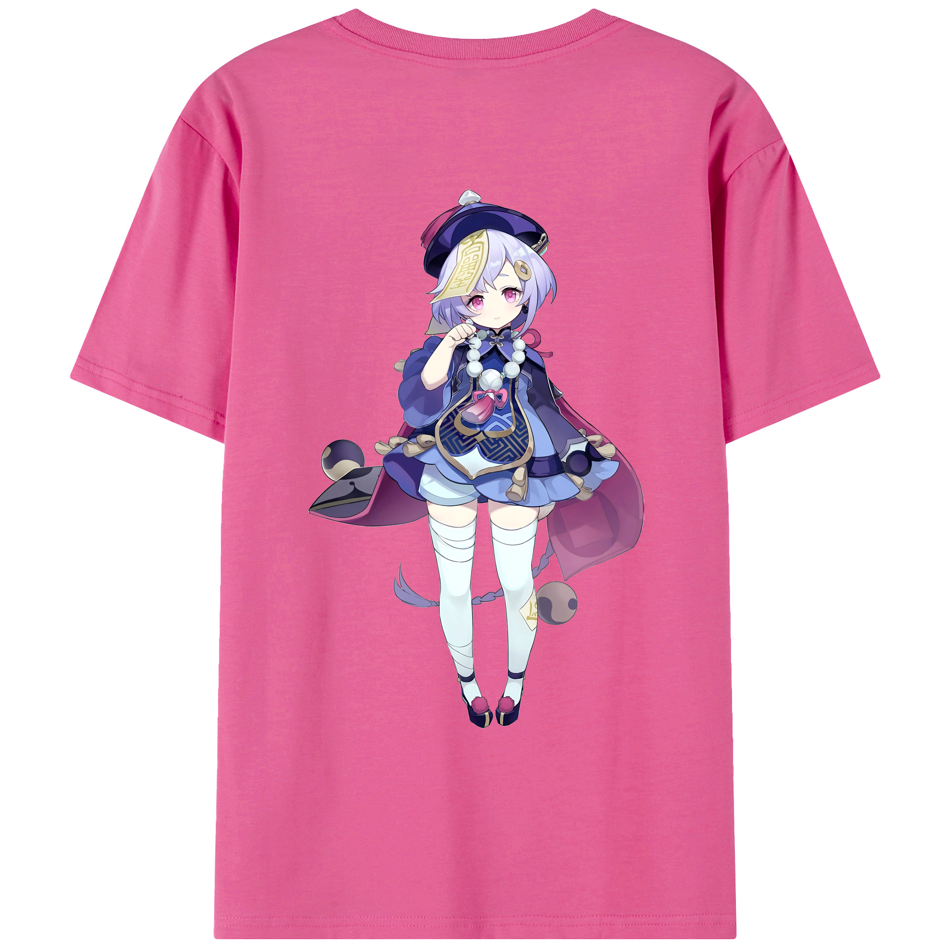 げんし神 七七 なな  genshin Nana レディース半袖Tシャツ(バックプリント)