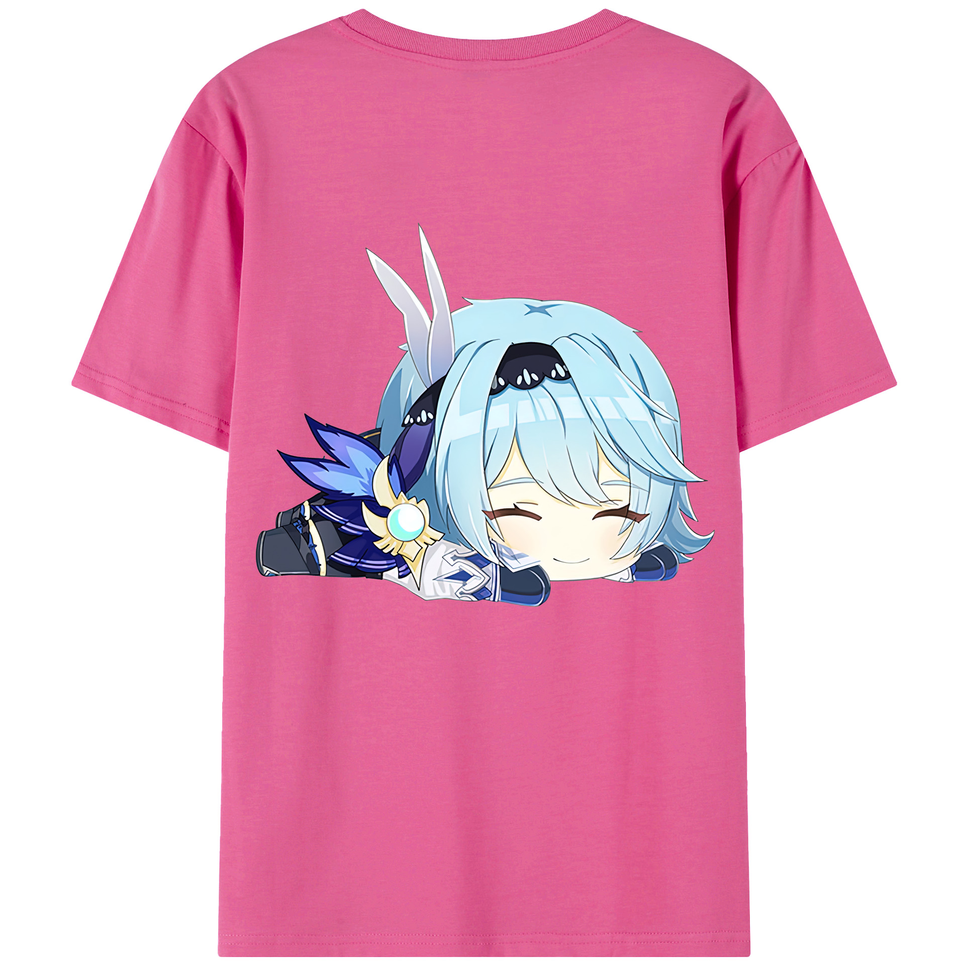 げんし神 优菈 ゆうら genshin Yūra レディース半袖Tシャツ(バックプリント)