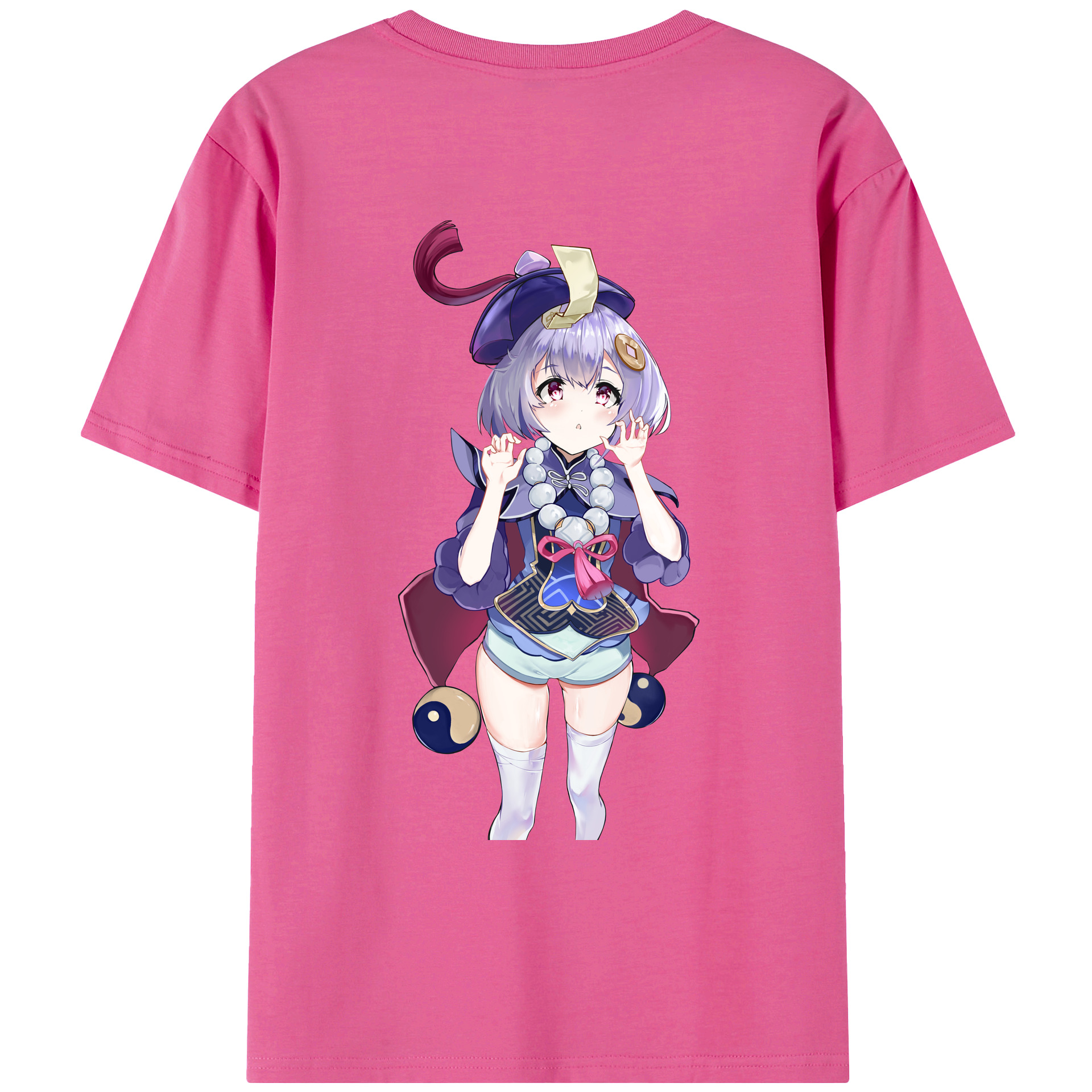 げんし神 七七 なな  genshin Nana レディース半袖Tシャツ(バックプリント)
