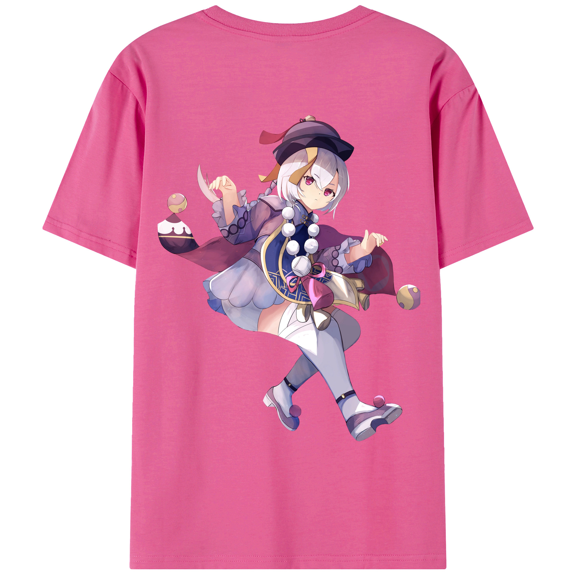 げんし神 七七 なな  genshin Nana レディース半袖Tシャツ(バックプリント)