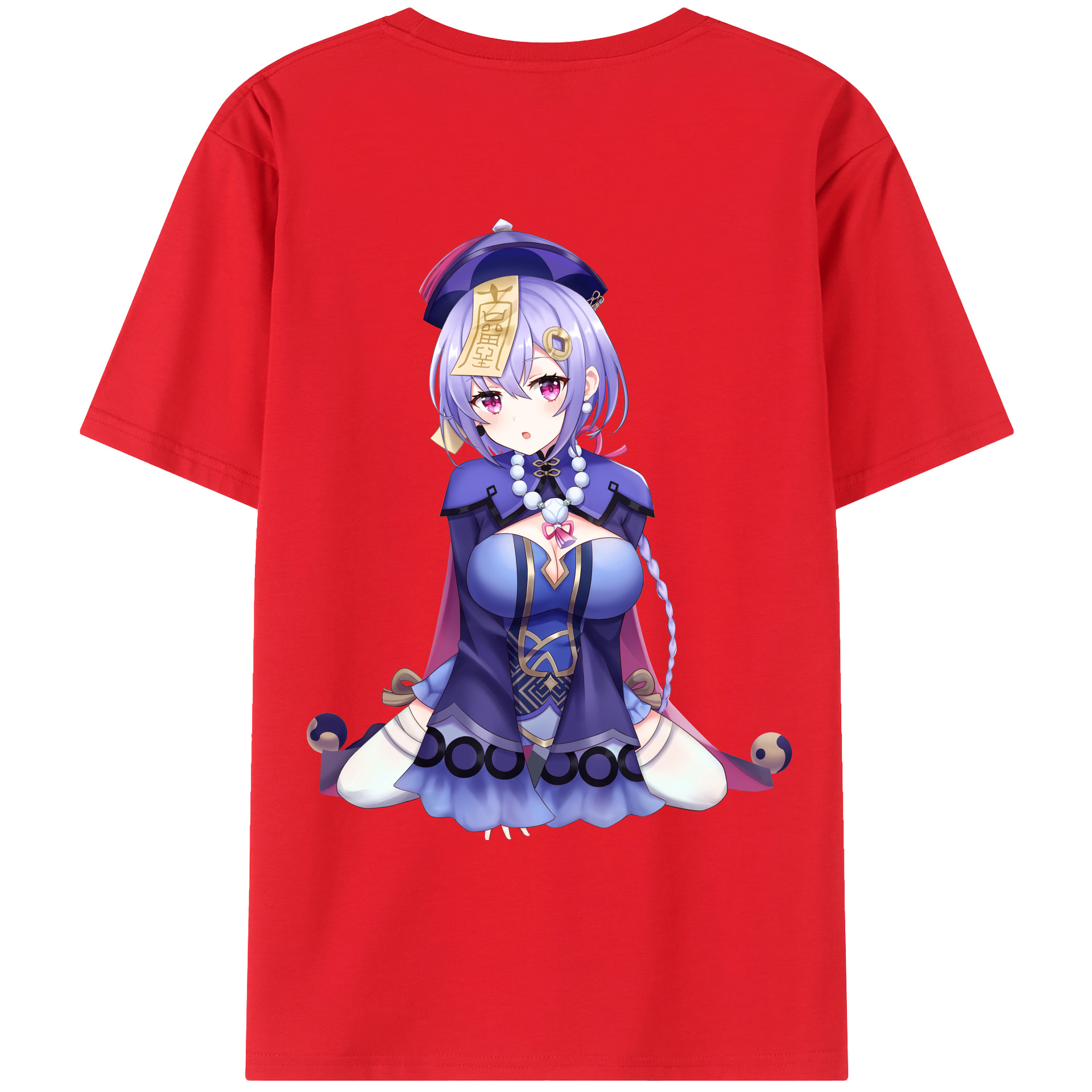 げんし神 七七 なな  genshin Nana レディース半袖Tシャツ(バックプリント)