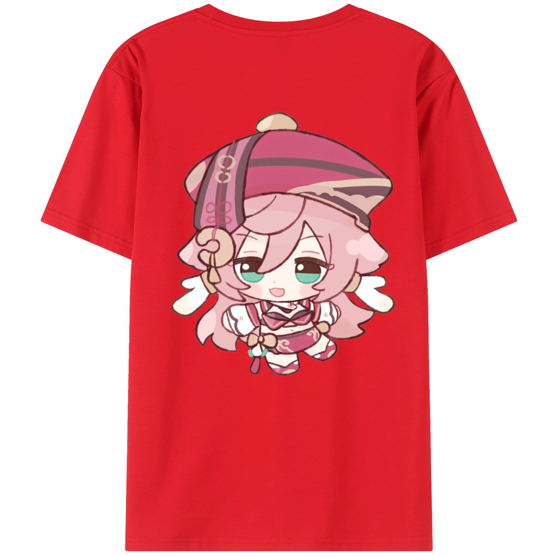 げんし神 ヤンフェイ genshin Yanfei レディース半袖Tシャツ(バックプリント)