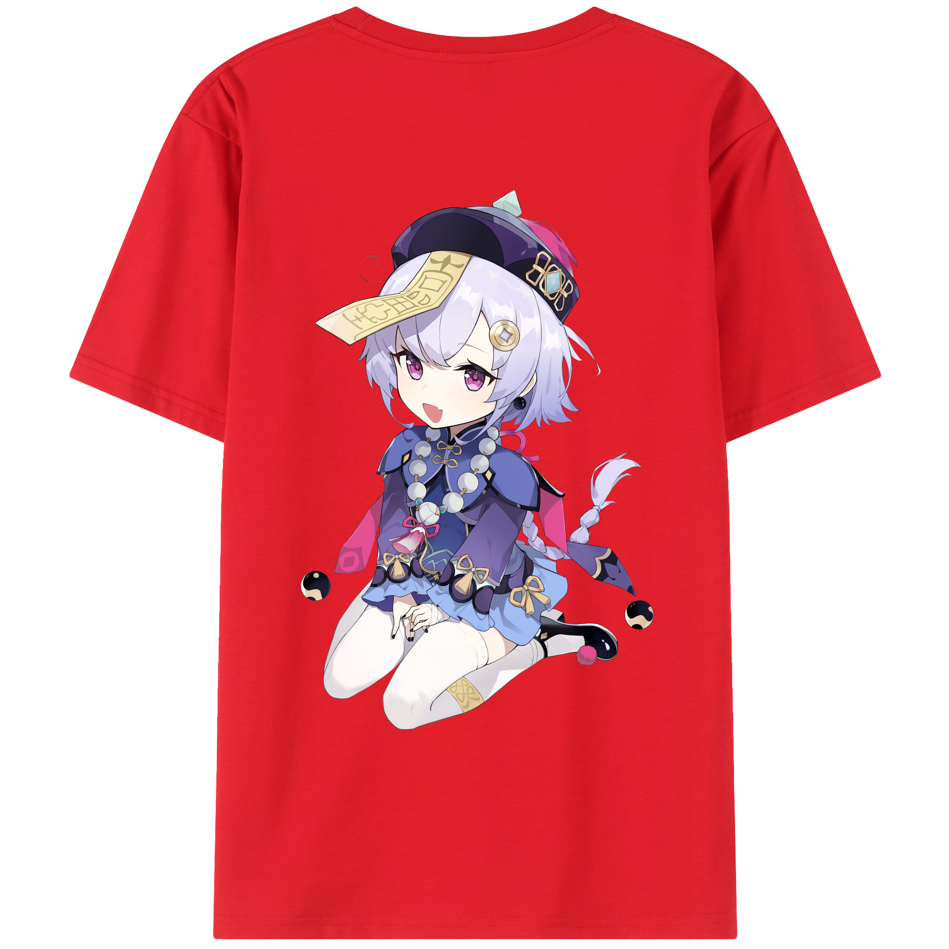 げんし神 七七 なな  genshin Nana レディース半袖Tシャツ(バックプリント)