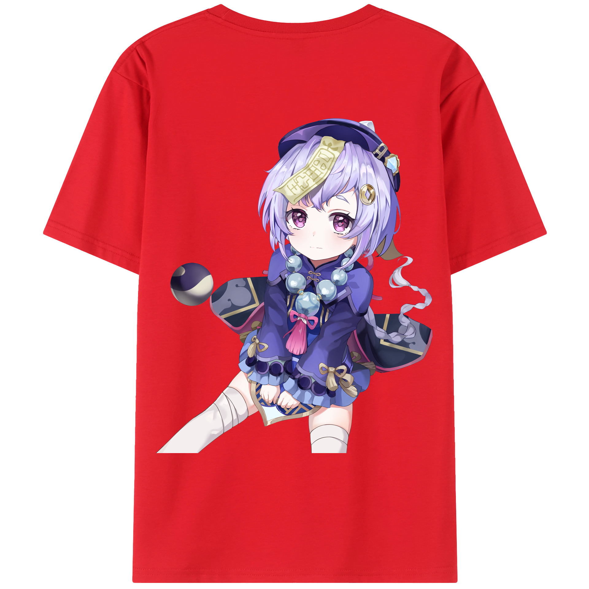 げんし神 七七 なな  genshin Nana レディース半袖Tシャツ(バックプリント)