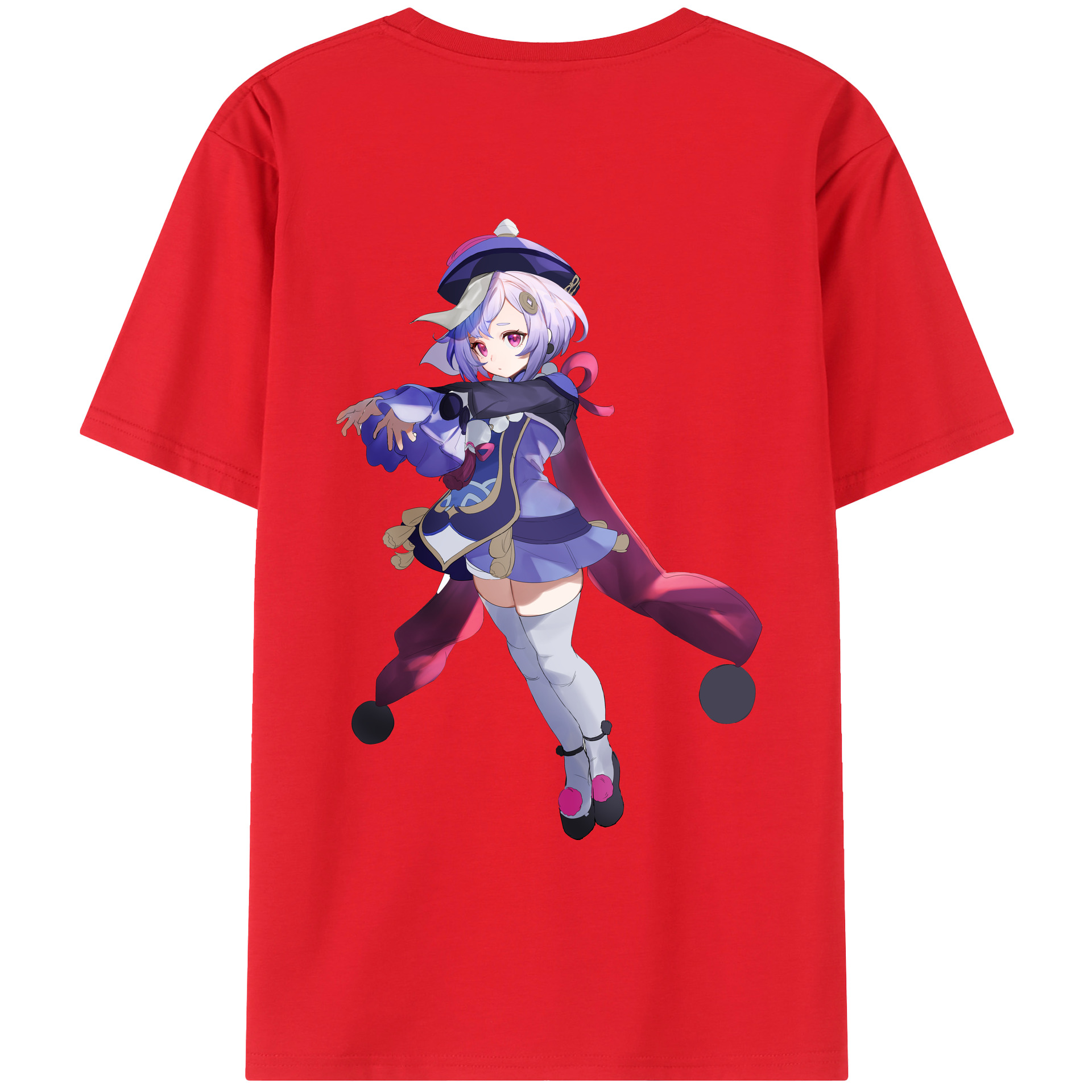 げんし神 七七 なな  genshin Nana レディース半袖Tシャツ(バックプリント)