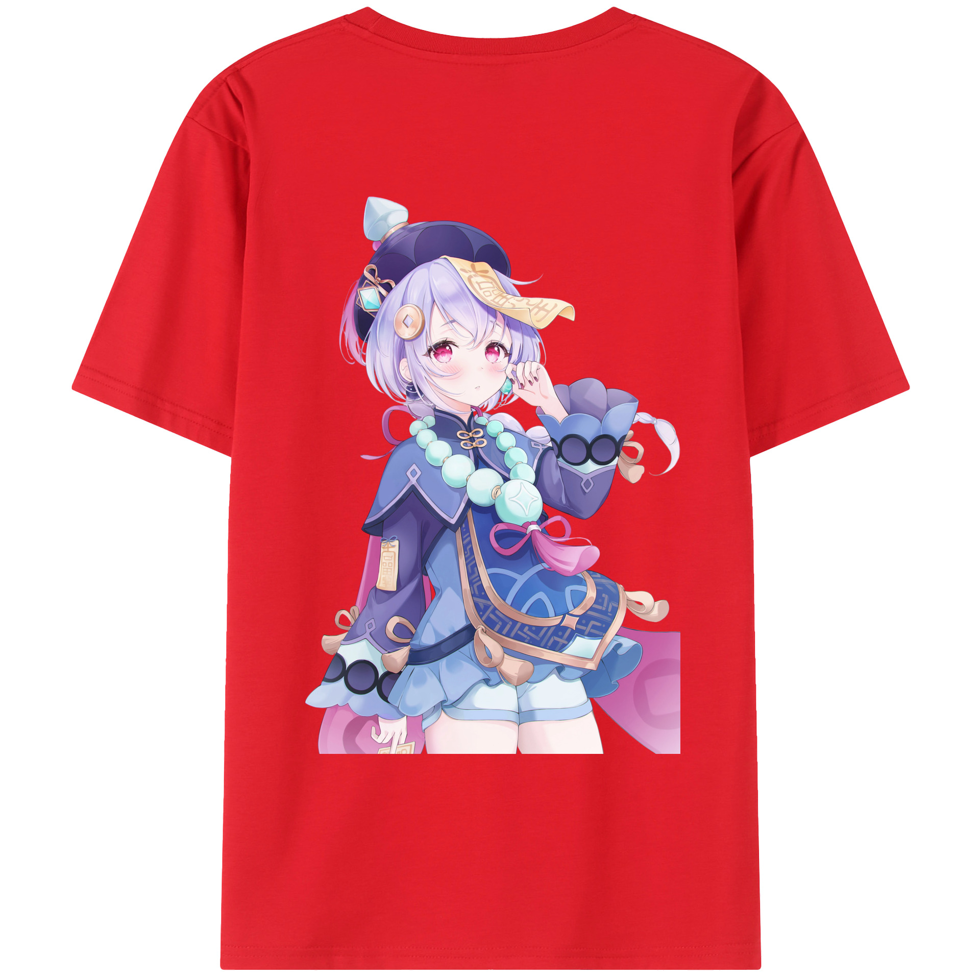 げんし神 七七 なな  genshin Nana レディース半袖Tシャツ(バックプリント)