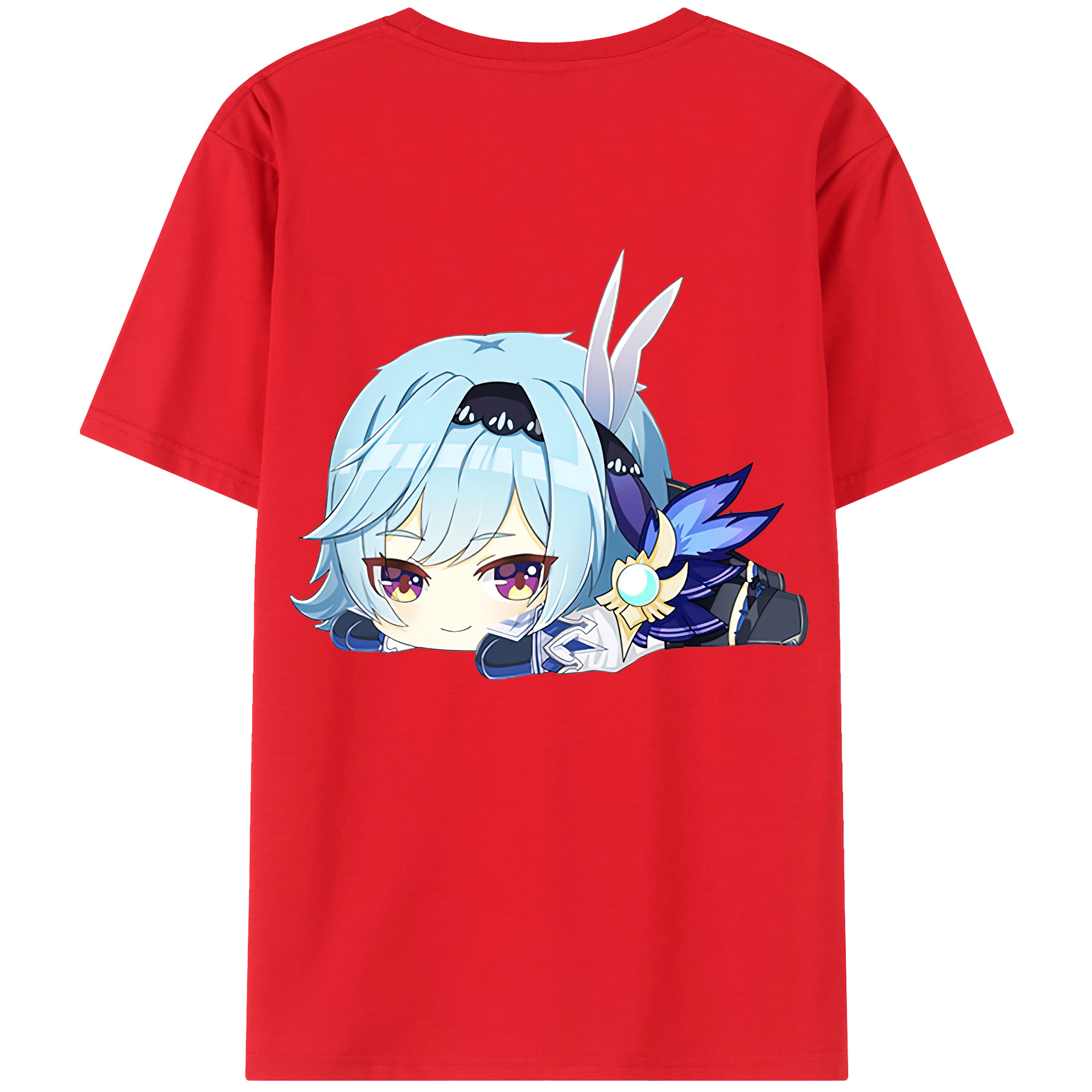 げんし神 优菈 ゆうら genshin Yūra レディース半袖Tシャツ(バックプリント)