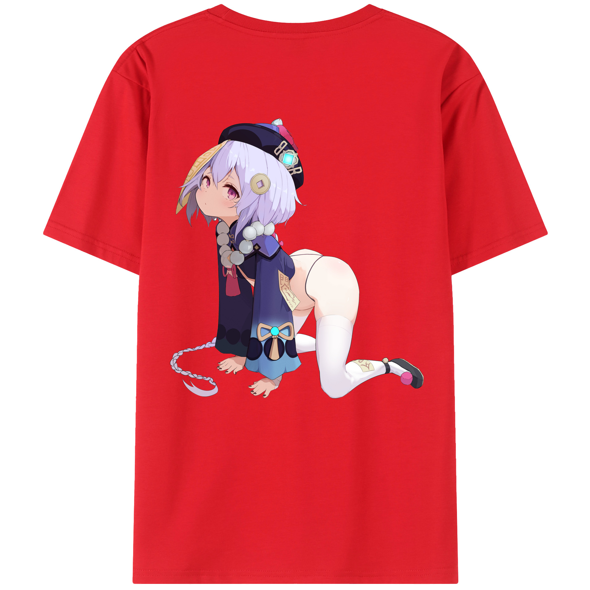 げんし神 七七 なな  genshin Nana レディース半袖Tシャツ(バックプリント)