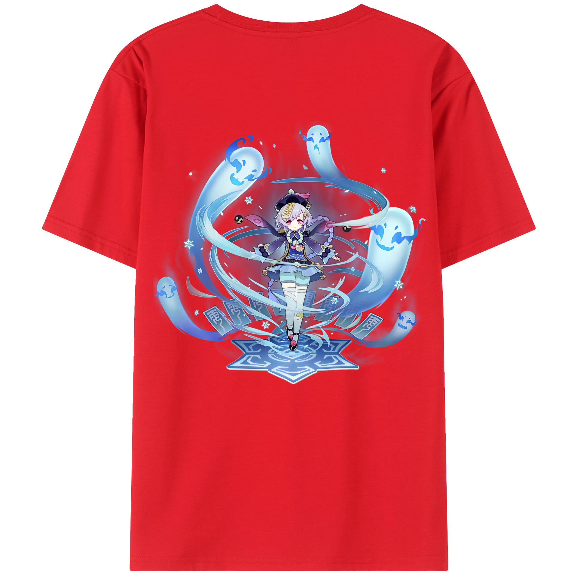 げんし神 七七 なな  genshin Nana レディース半袖Tシャツ(バックプリント)