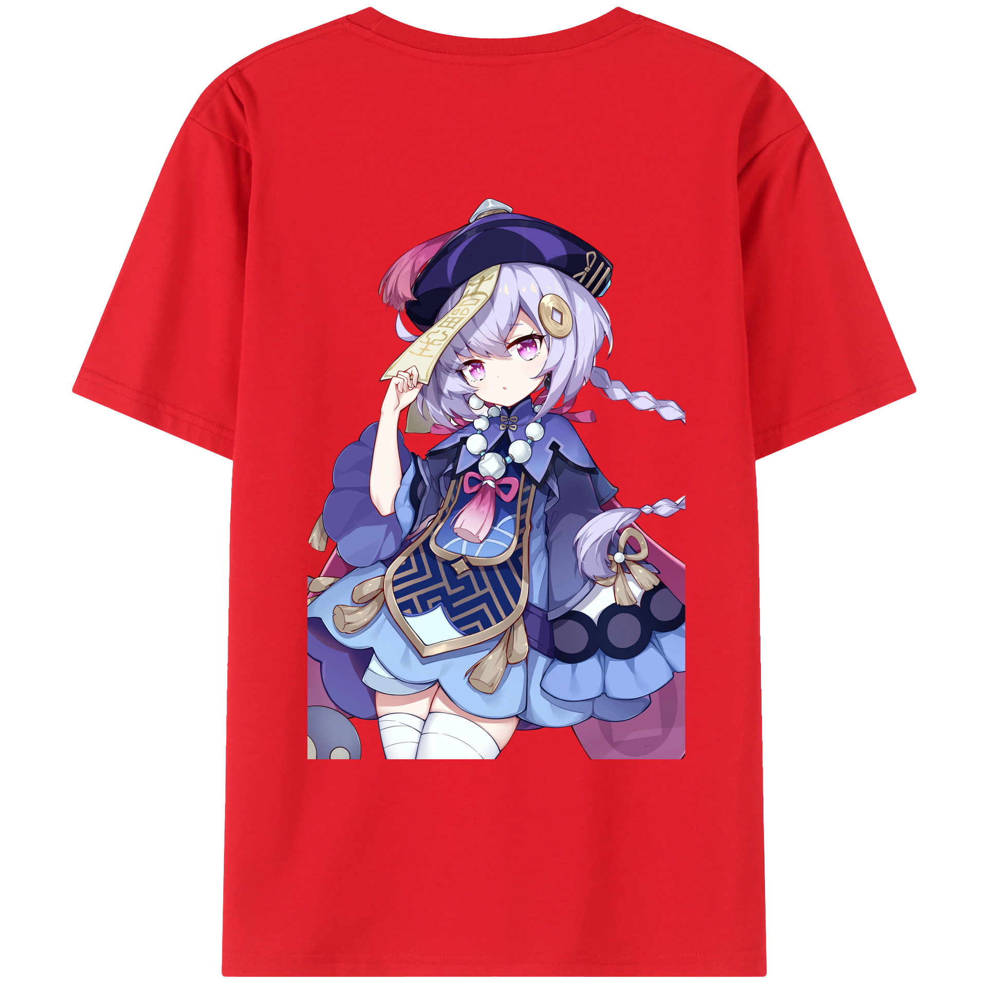 げんし神 七七 なな  genshin Nana レディース半袖Tシャツ(バックプリント)