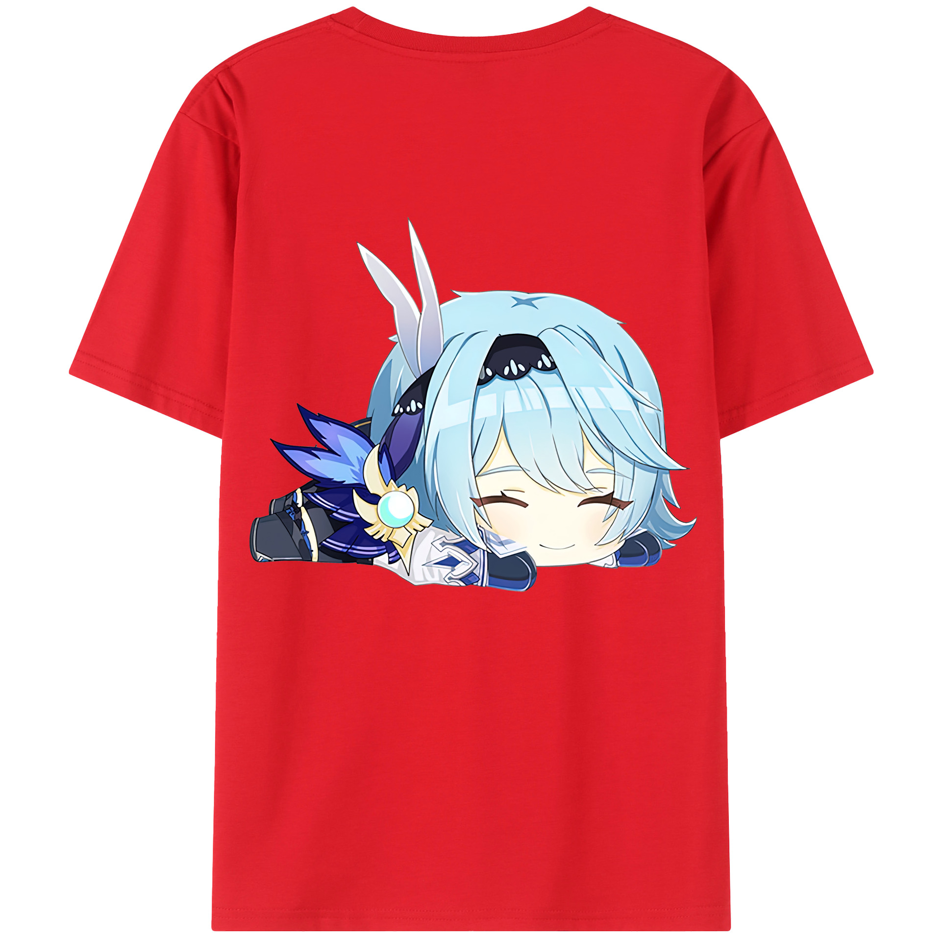 げんし神 优菈 ゆうら genshin Yūra レディース半袖Tシャツ(バックプリント)