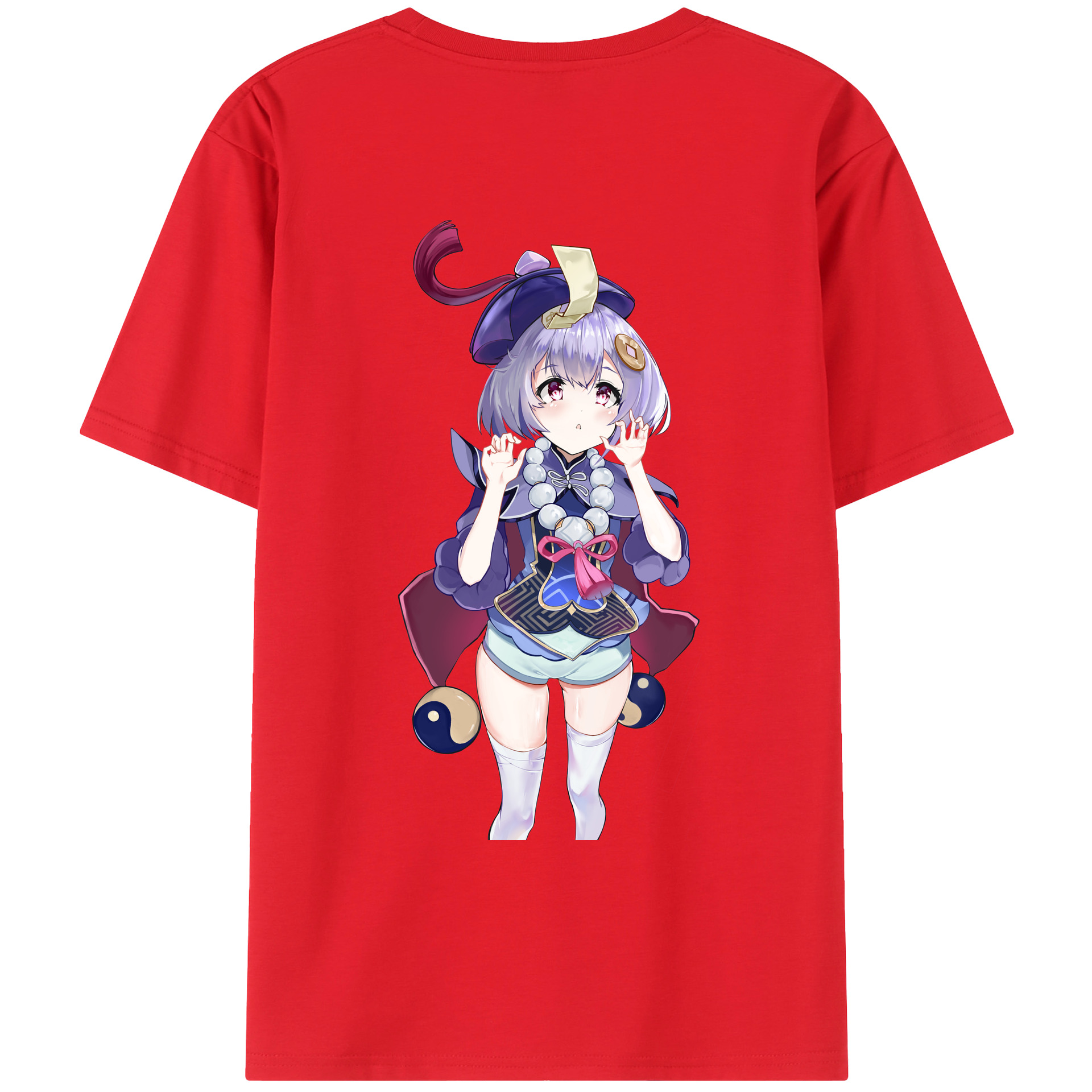 げんし神 七七 なな  genshin Nana レディース半袖Tシャツ(バックプリント)