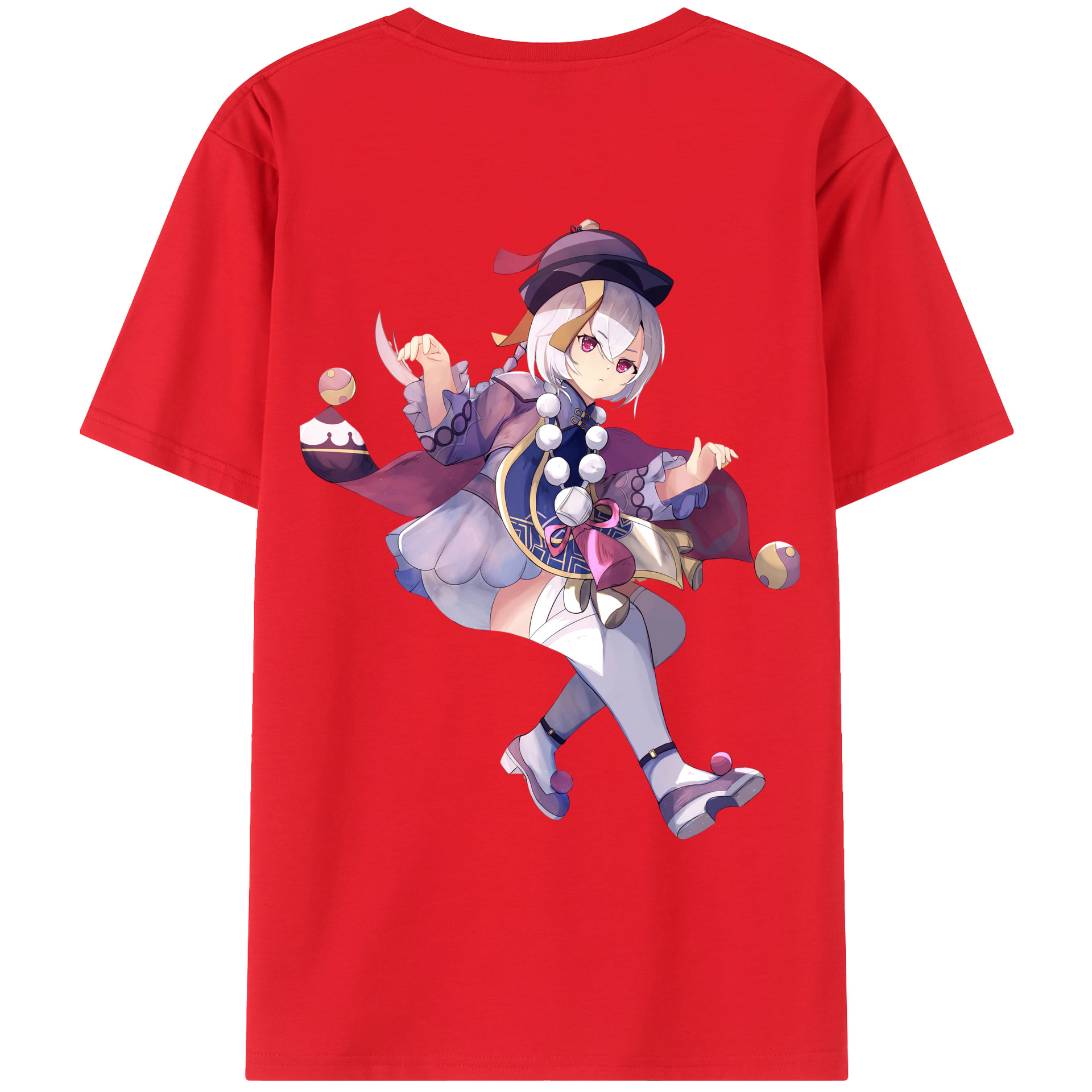 げんし神 七七 なな  genshin Nana レディース半袖Tシャツ(バックプリント)