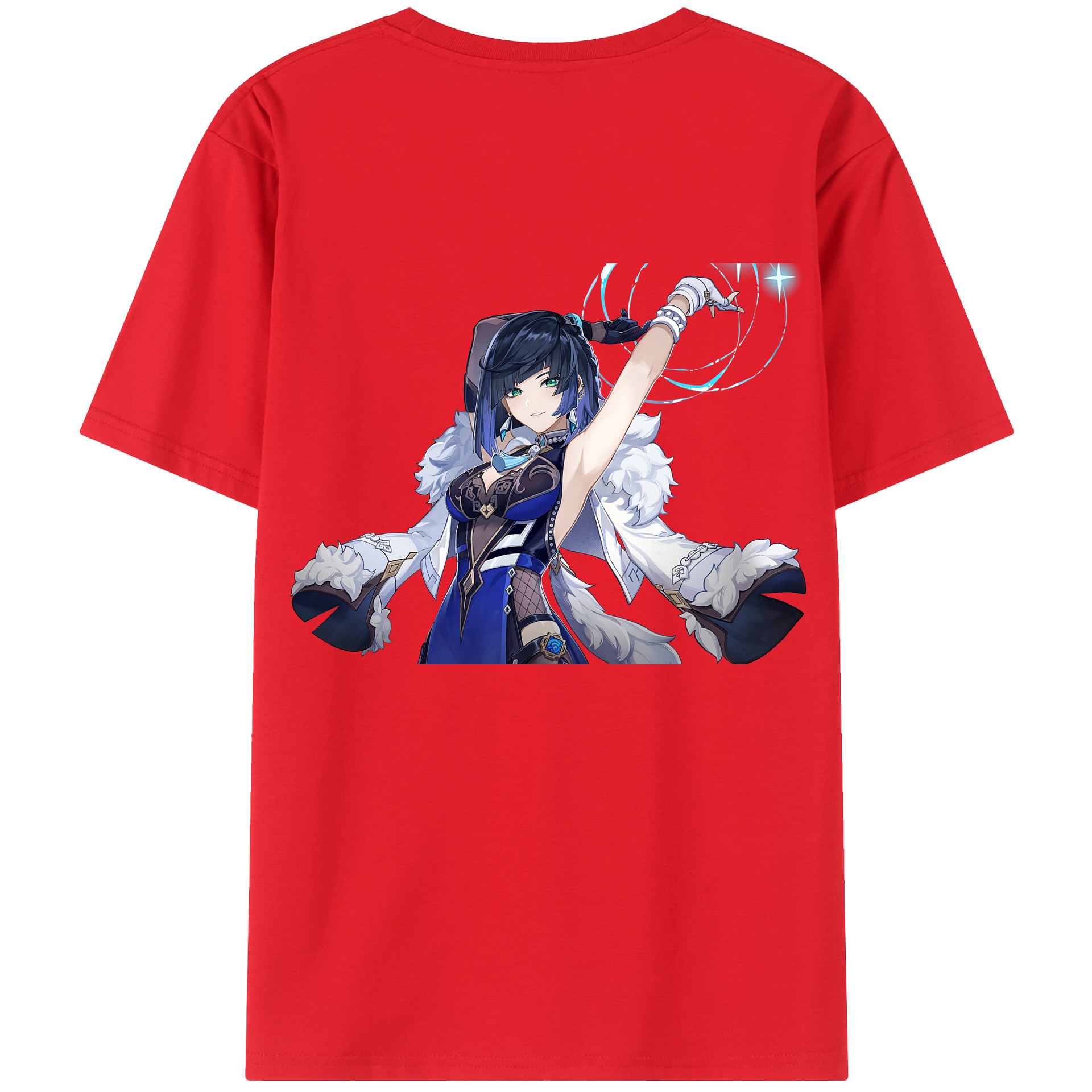 げんし神 夜兰 やらん genshin Yaran レディース半袖Tシャツ(バックプリント)