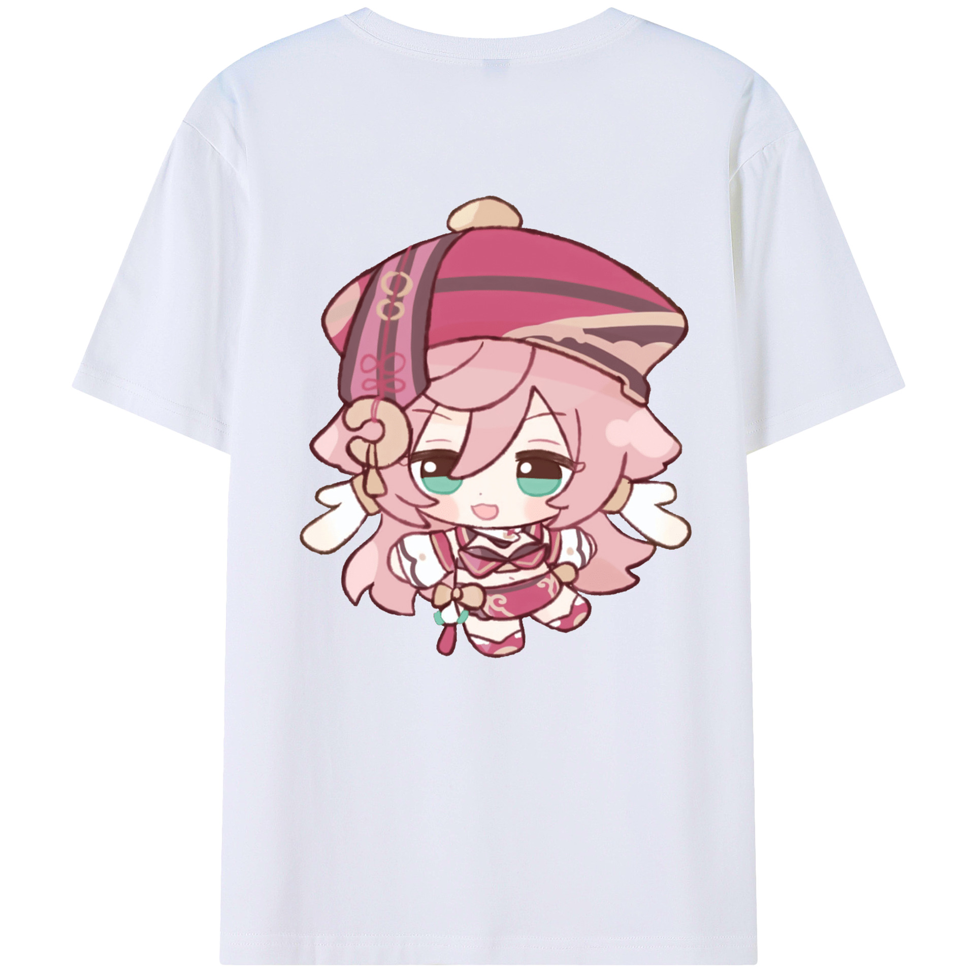 げんし神 ヤンフェイ genshin Yanfei レディース半袖Tシャツ(バックプリント)