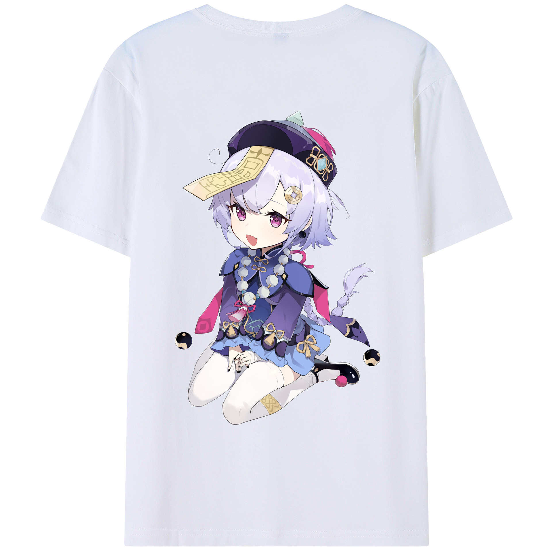 げんし神 七七 なな  genshin Nana レディース半袖Tシャツ(バックプリント)