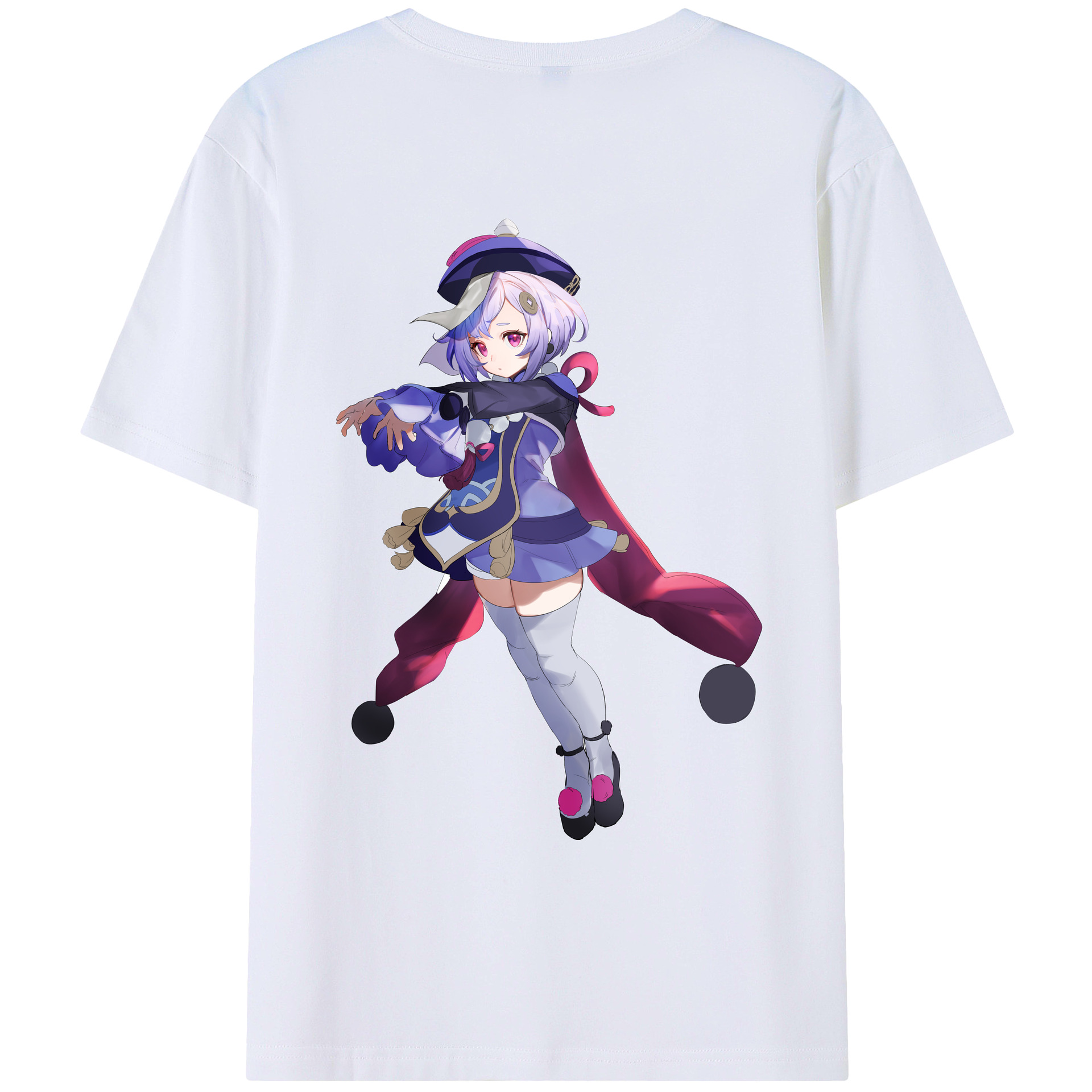 げんし神 七七 なな  genshin Nana レディース半袖Tシャツ(バックプリント)